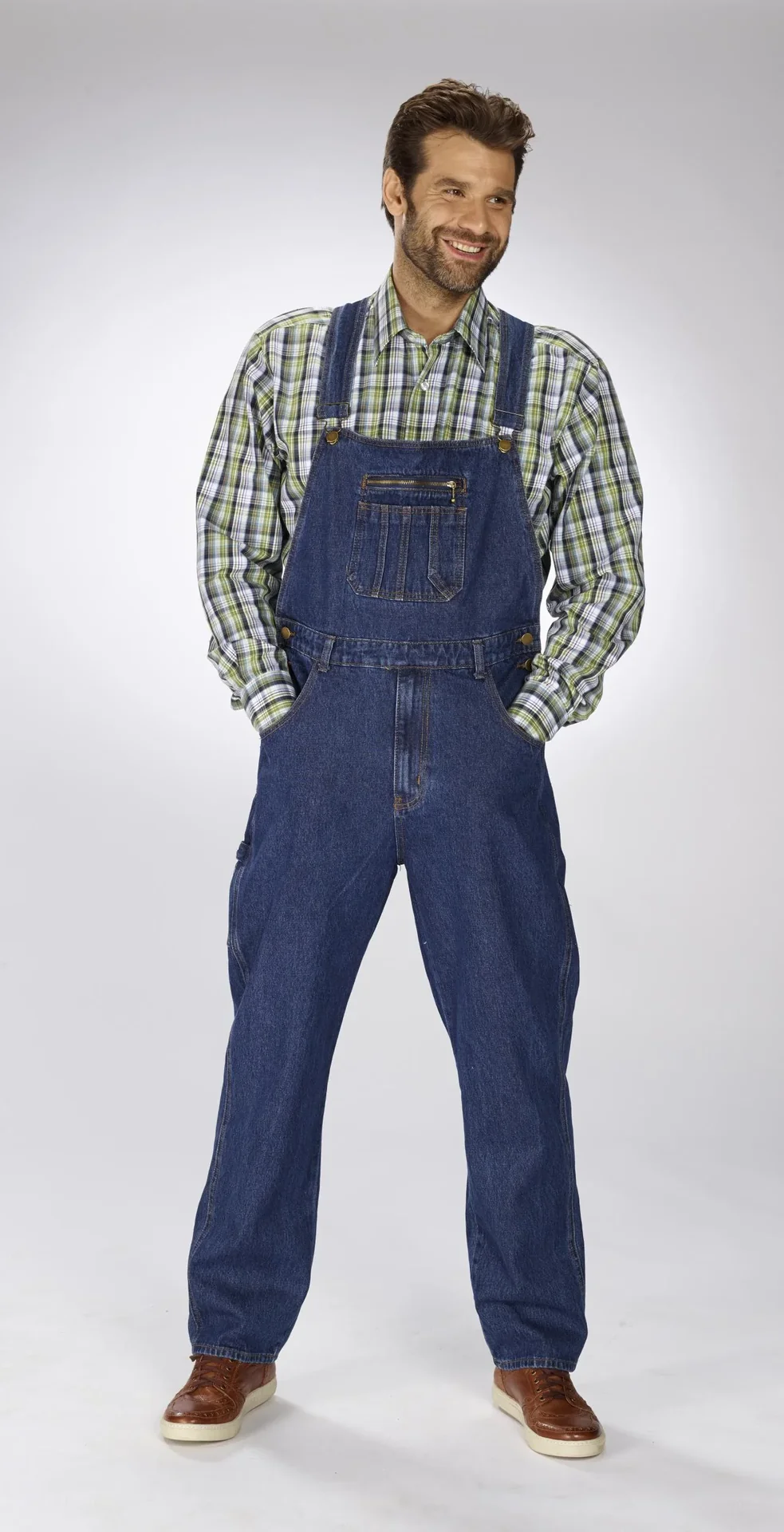 Fabrik-Latzjeans, Gr.48 - 1