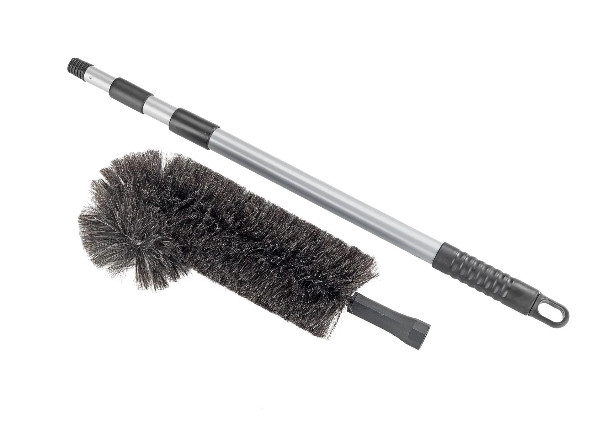 Ziegenhaar-Staubbesen mit Teleskopstiel - 0