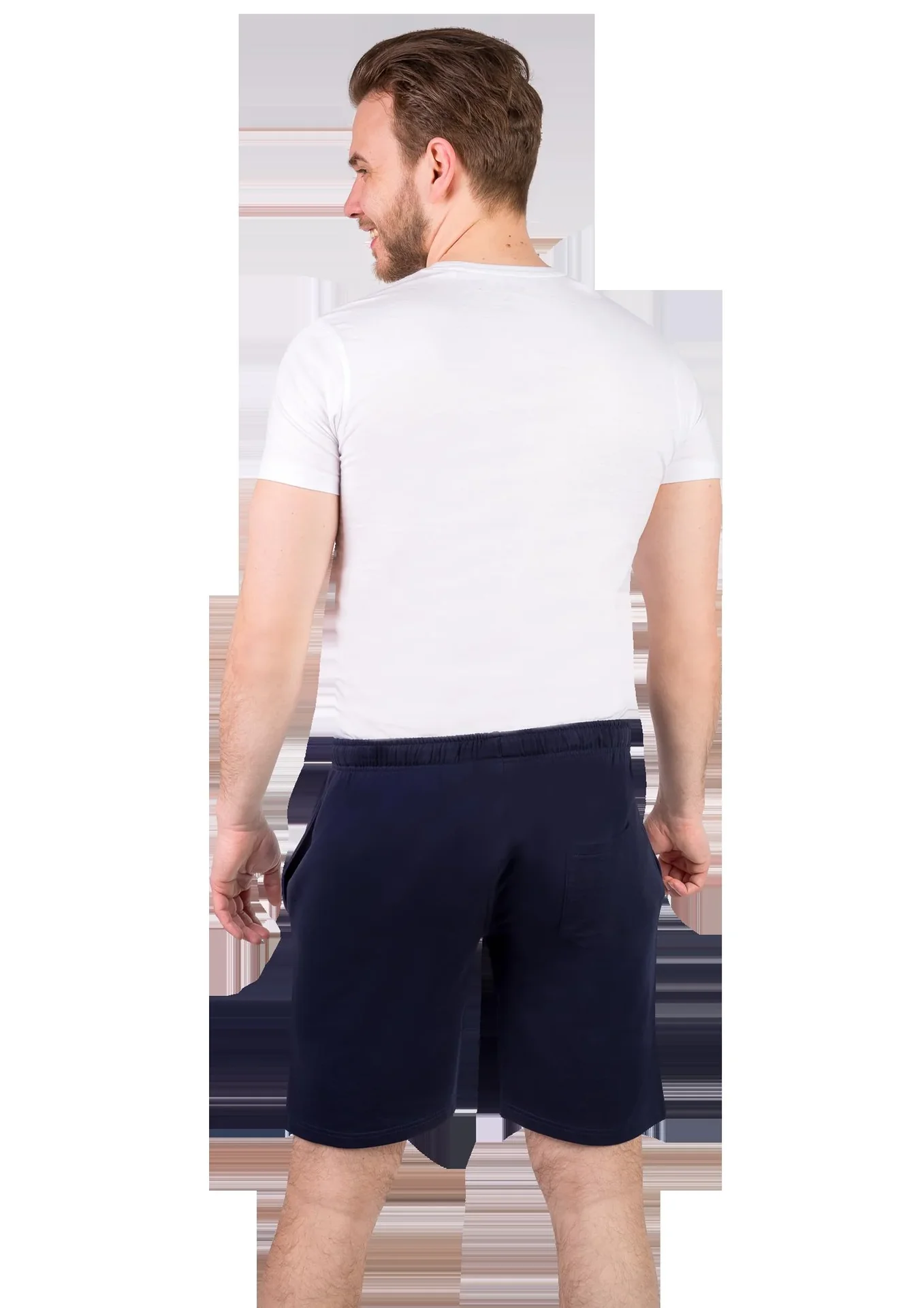 Shorts aus Baumwolljersey, Farbe marine, Gr.M - 0