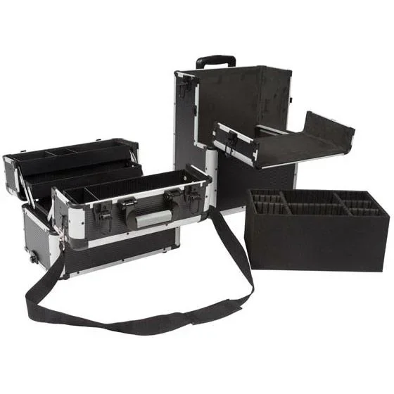 ALU-TROLLEY - 370 x 270 x 670 mm - SCHWARZ - 0