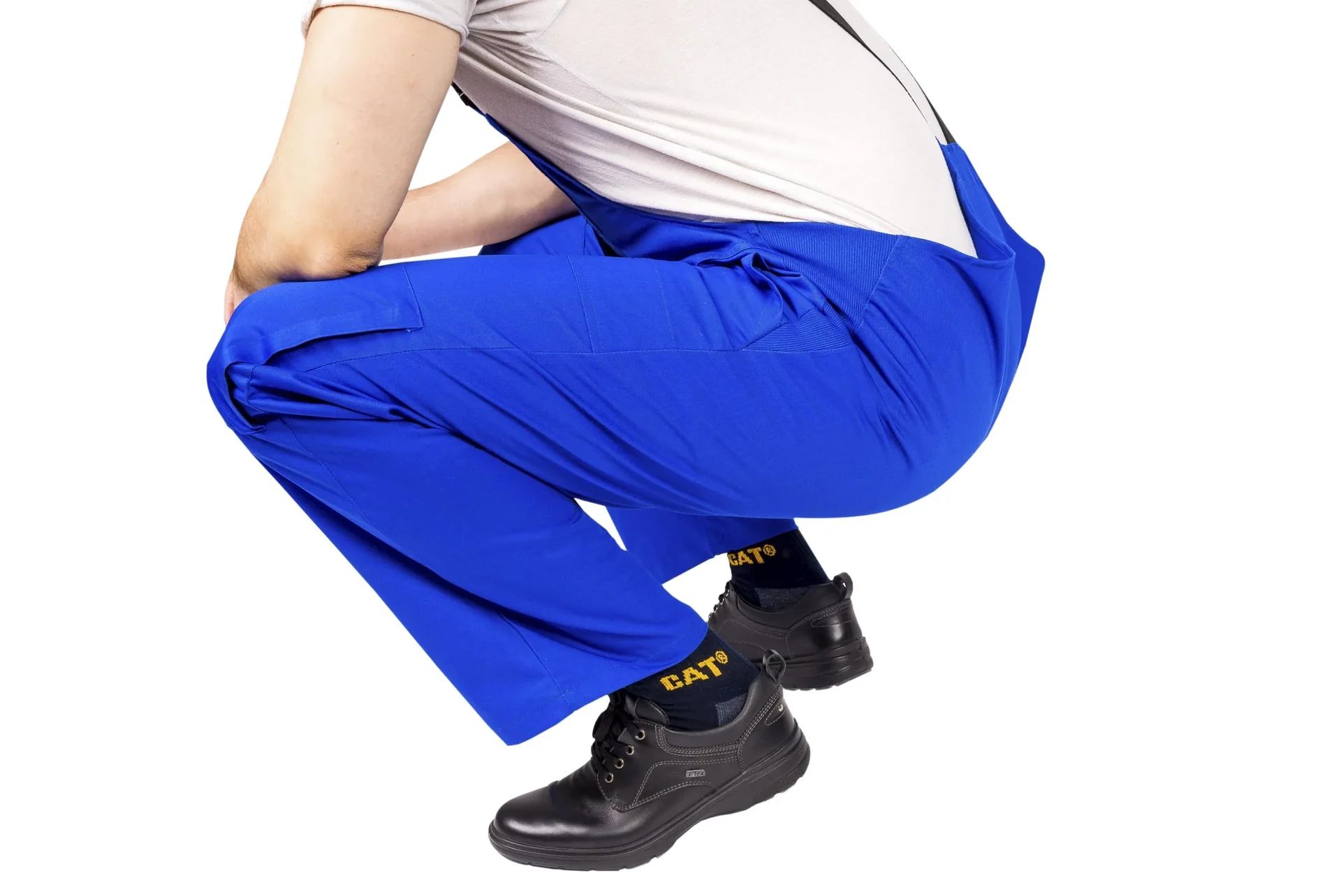 Latzhose mit seitlichen Dehnzonen, Farbe blau Gr.46 - 4