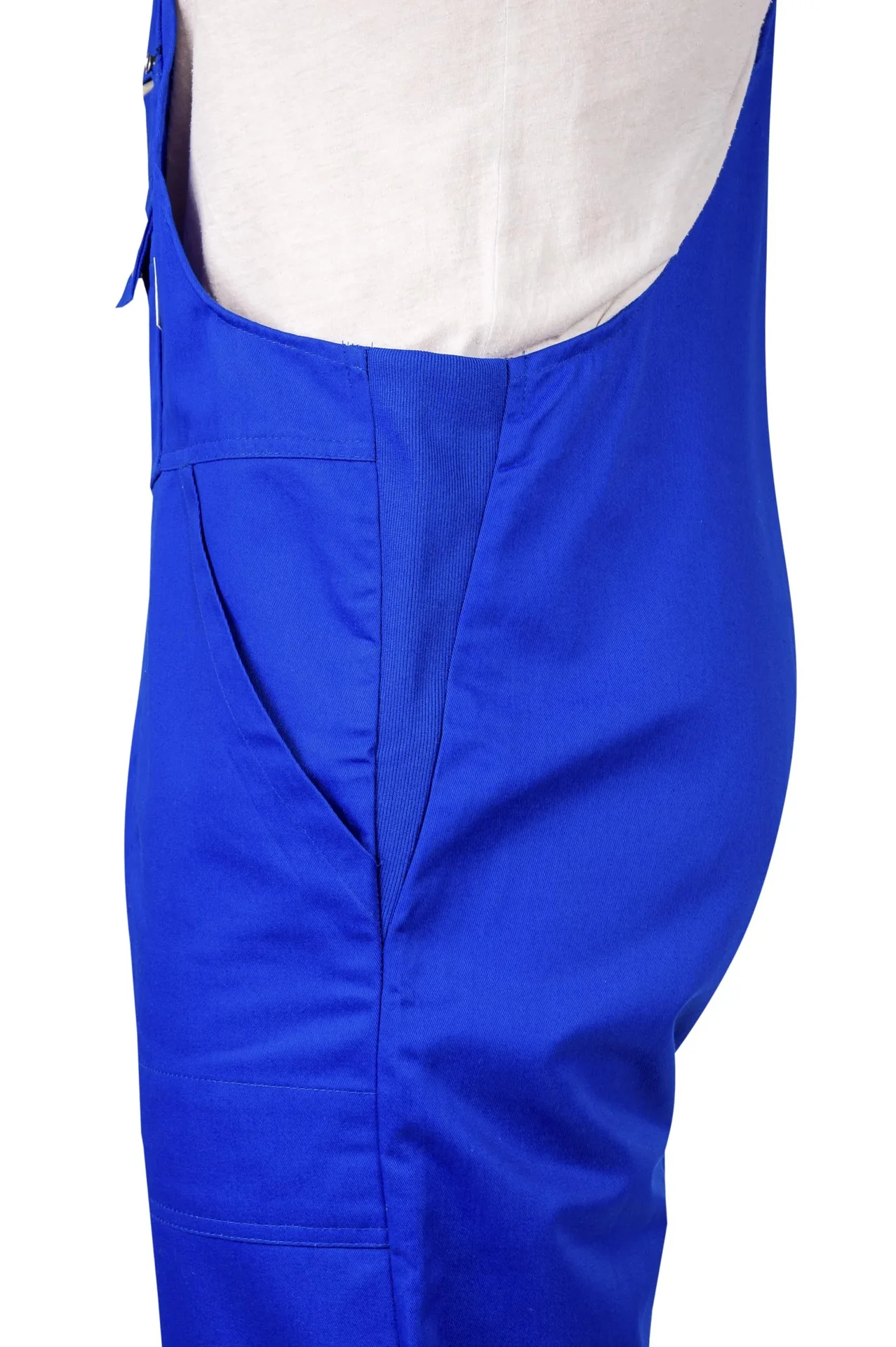 Latzhose mit seitlichen Dehnzonen, Farbe blau Gr.46 - 5