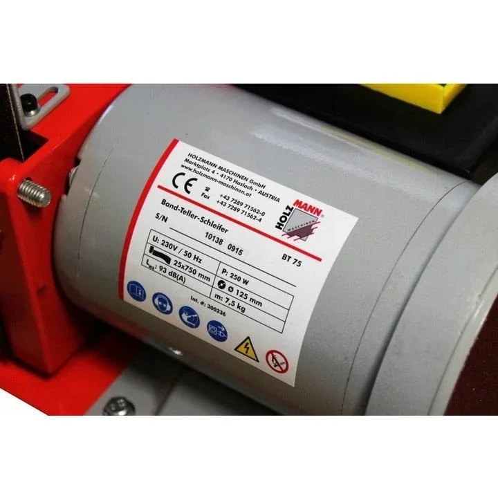 Tellerschleifer BT75_230V - 7 Geschwindigkeiten - leistungsstarker Motor - 0