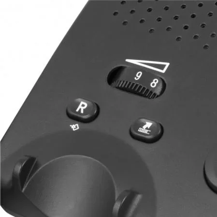 Schnurgebundenes Großtastentelefon PhoneEasy 331ph schwarz mit optischer Anrufsignalisierung, 3 Direktwahl-Fototasten - 2