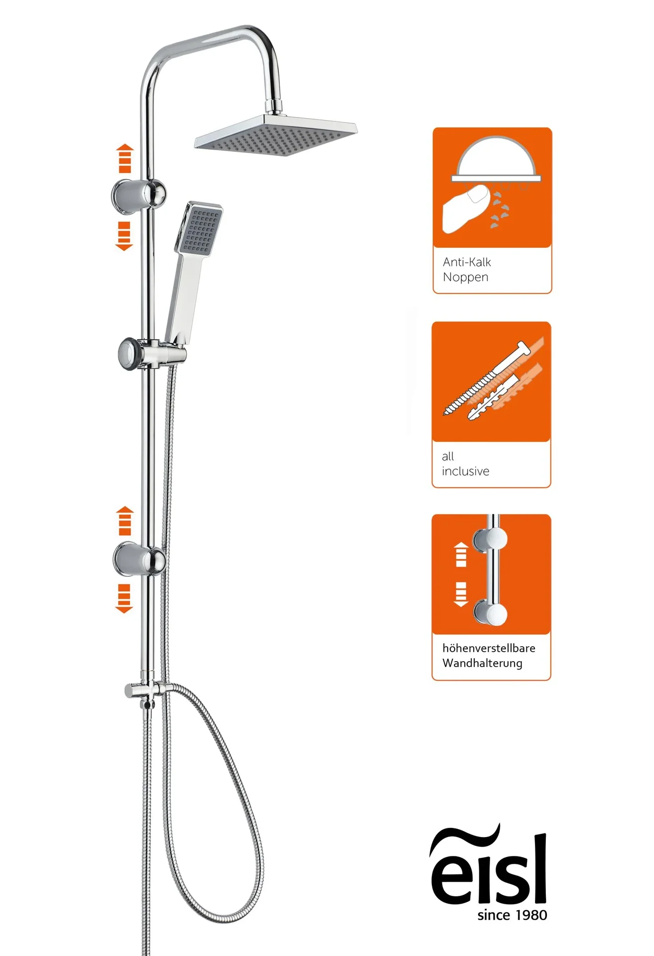 EASY ENERGY Überkopf-Brauseset - 3