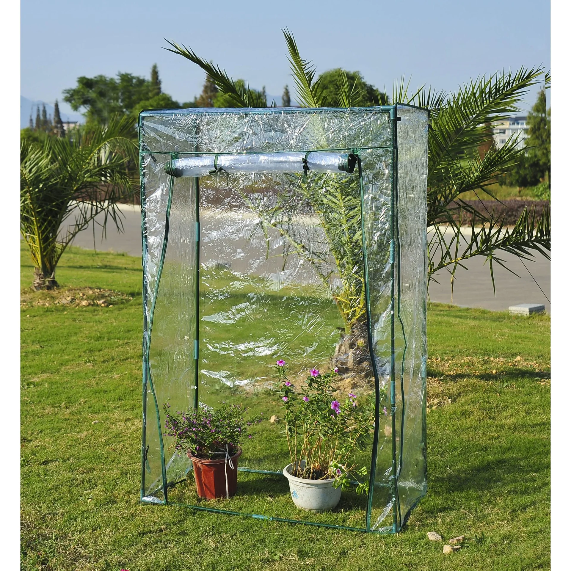 Gewächshaus 1x0,5x1,5m Frühbeet Transparent - 1