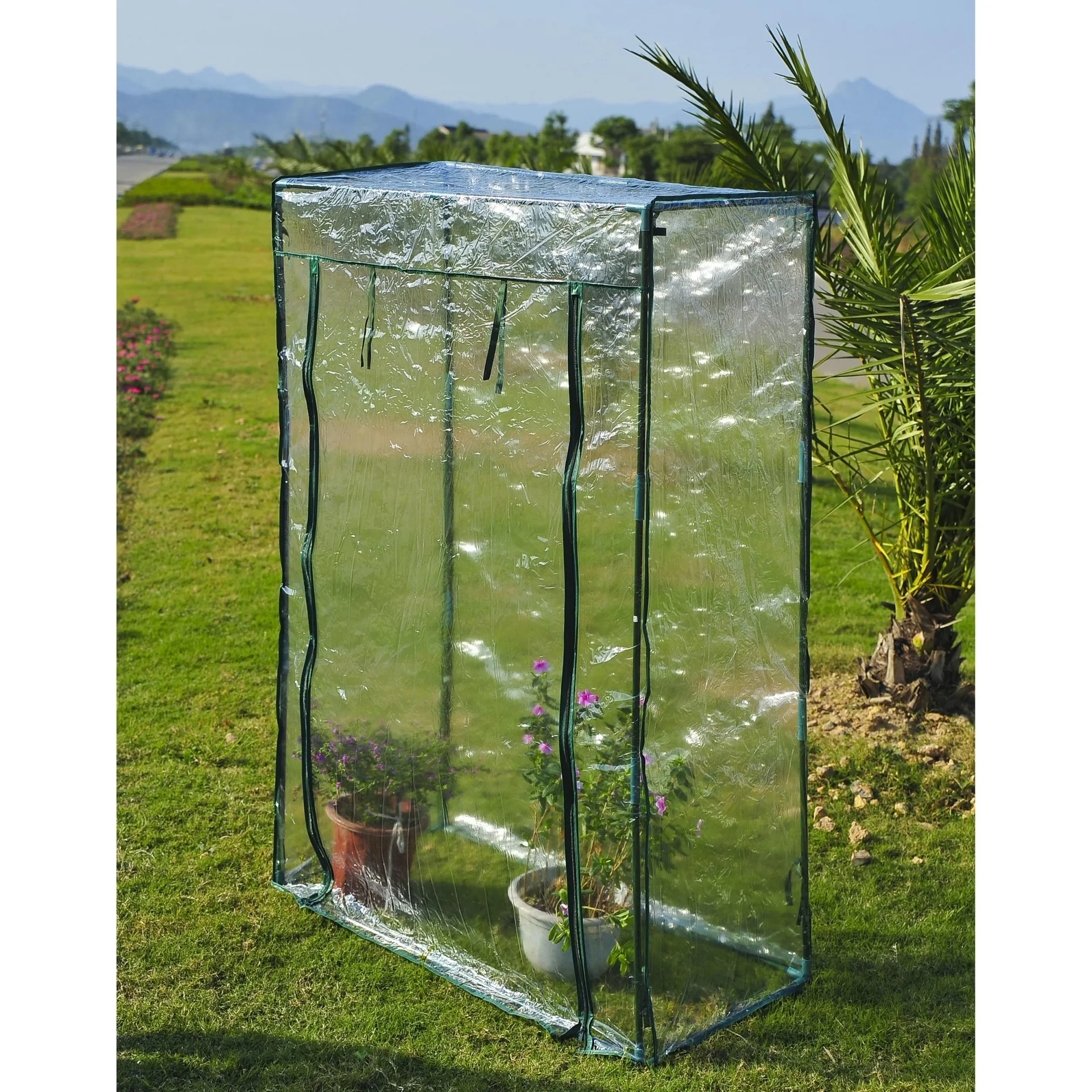 Gewächshaus 1x0,5x1,5m Frühbeet Transparent - 5