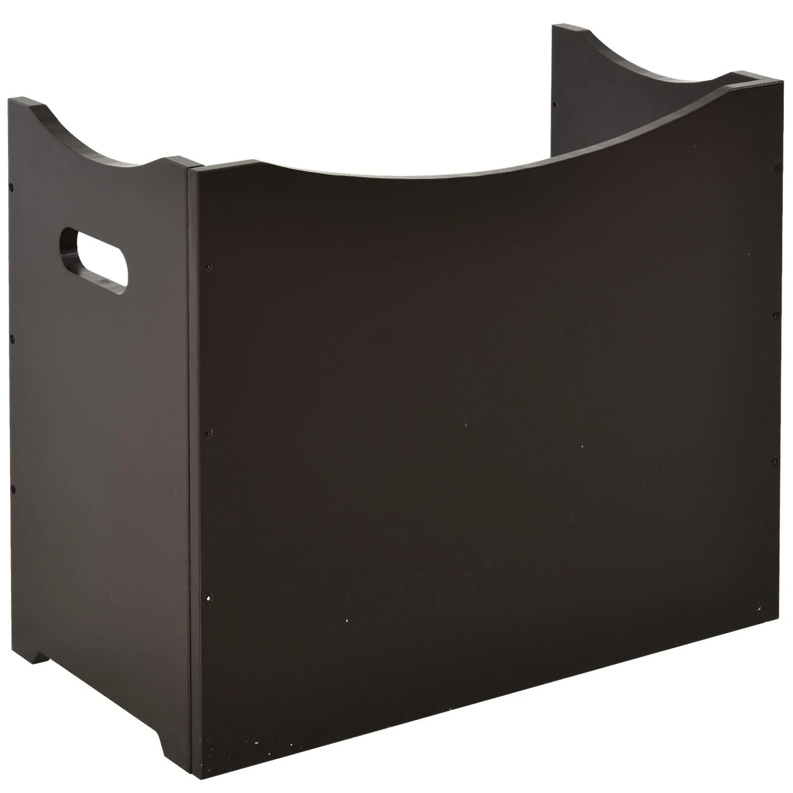 Höhenverstellbare Hundeschüssel MDF rostfrei, dunkelbraun - 5