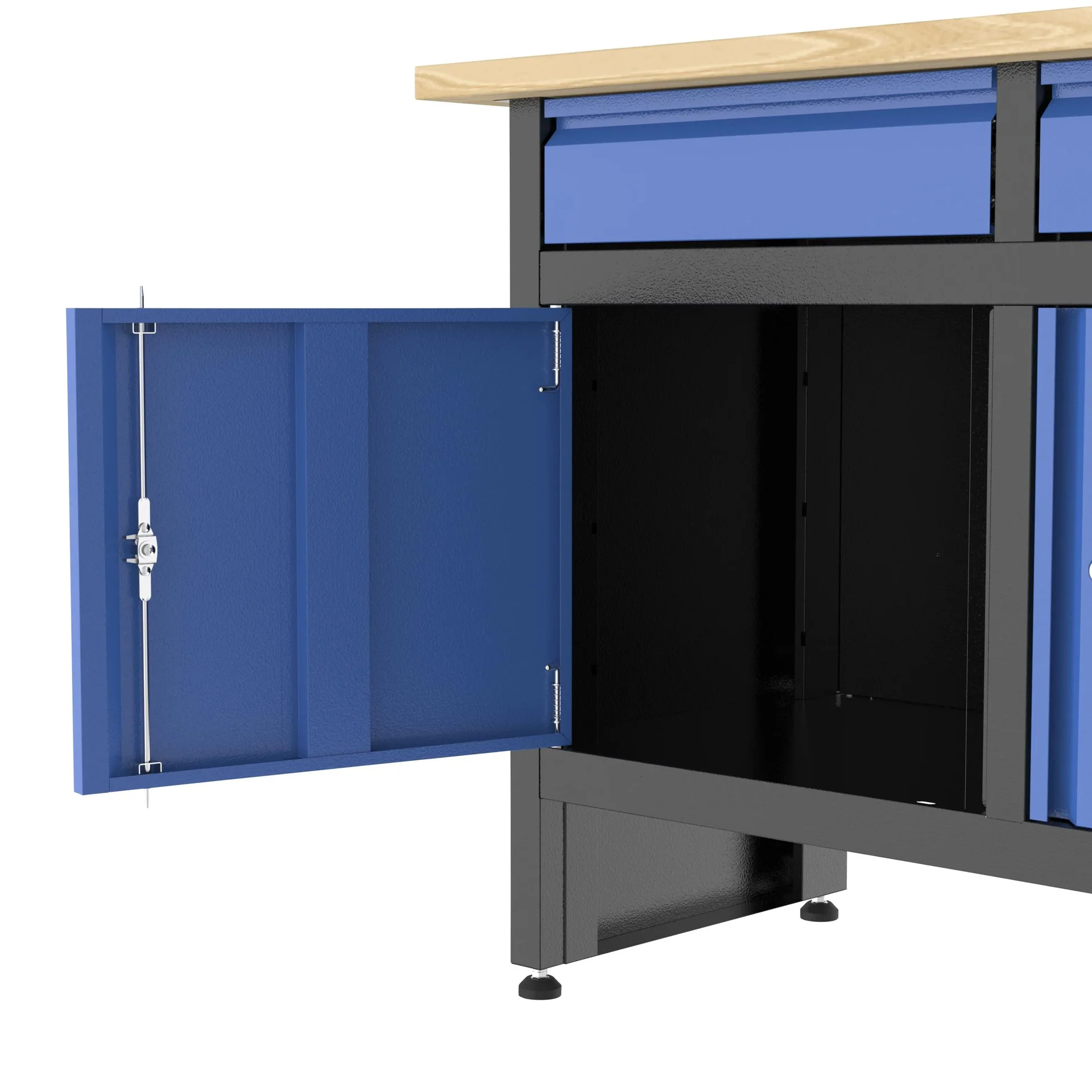 Werkbank GW 6/2 XL - mit 6 Schubfächern und 2 Türen - 2