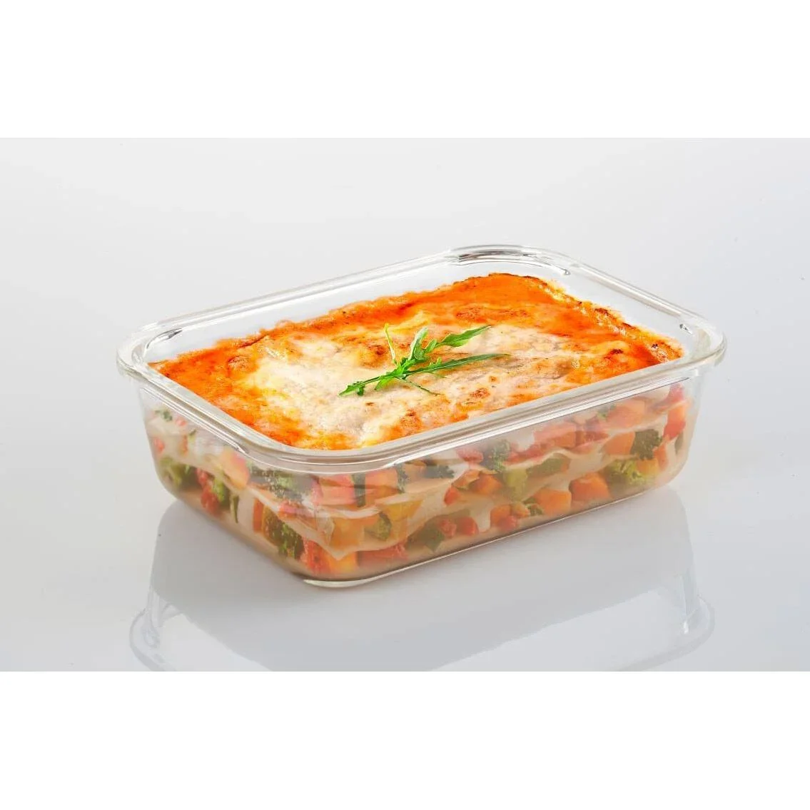 Mehrzer - Frischebox - 2260ml - rechteckig - Bake-and-Lock - Rot - 0