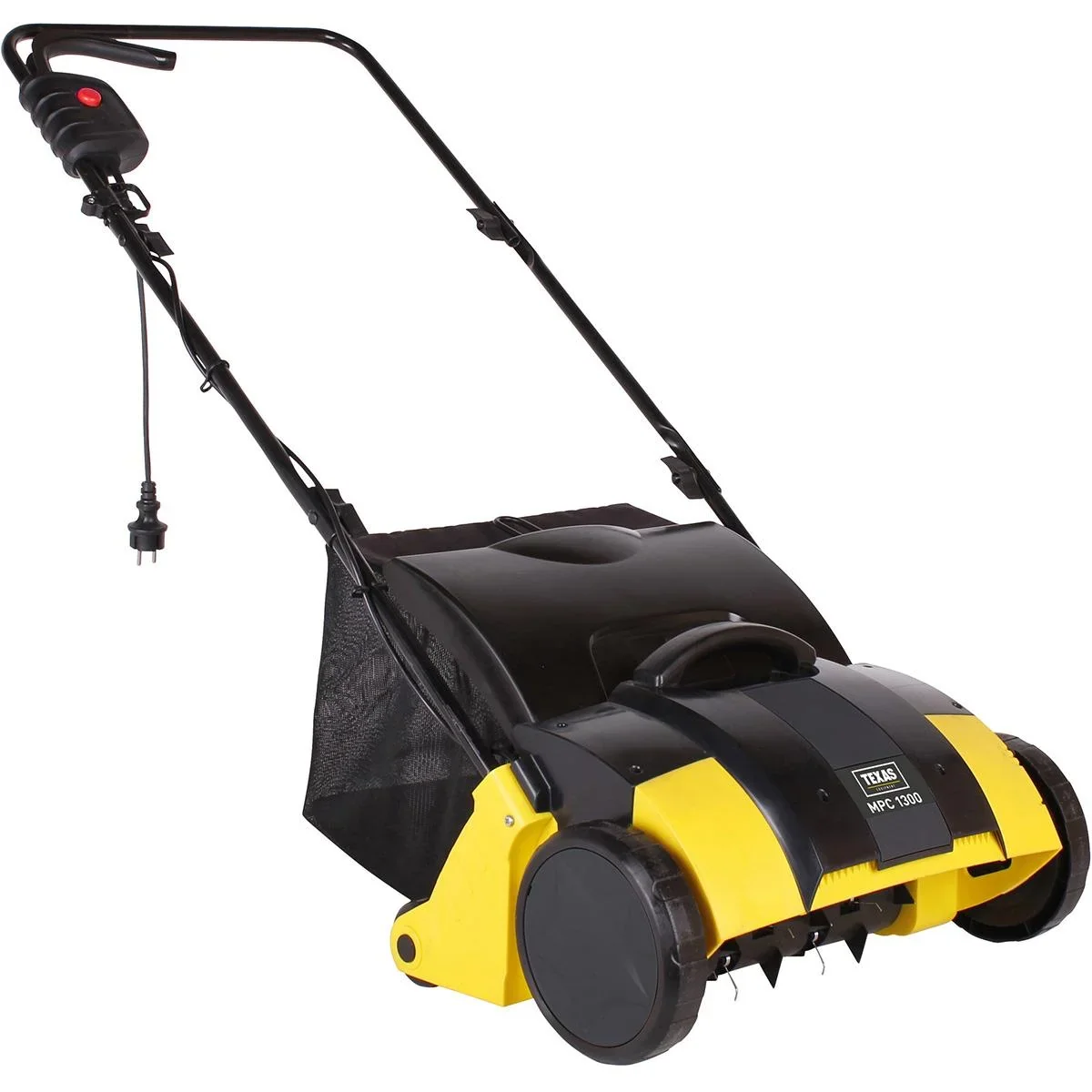 Vertikutierer + Aerifizierer 2-in-1 - 1300W - 30 cm Arbeitsbreite - Mit 30L Auffangbehälter - 1