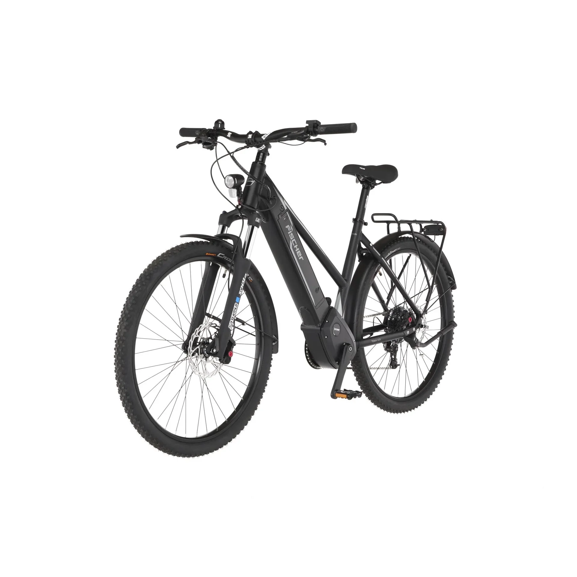 Damen E-Bike ATB, 27,5 Zoll, Rahmengröße 49cm, 10-Gang Kettenschaltung, schwarz matt, TERRA 5.0i - 9