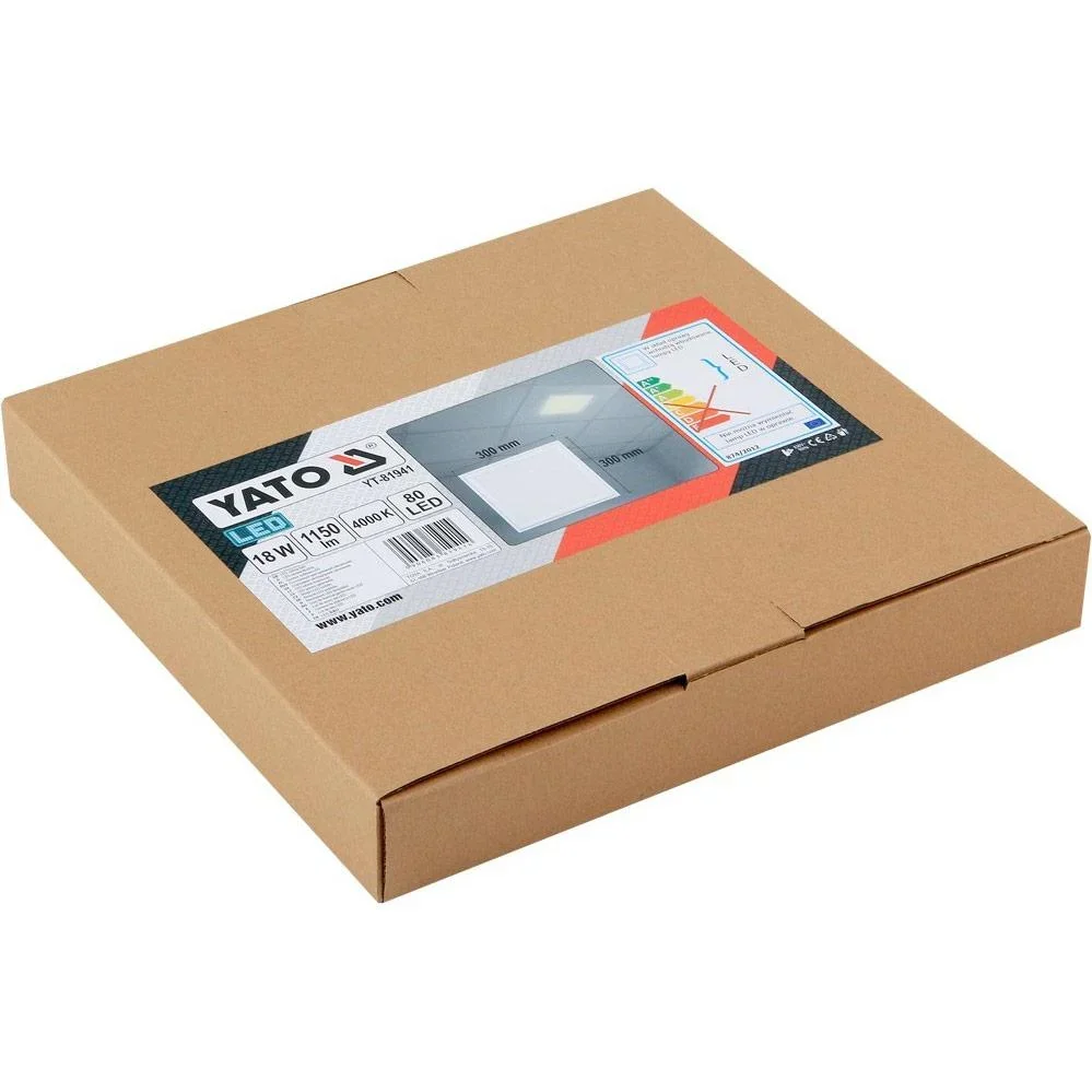 LED-Deckenleuchte - 18W - 30x30cm - 2