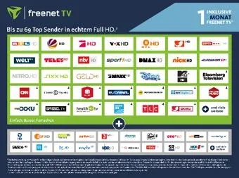 freenet TV CI+ Modul inkl. 1 Monate freenet für Antenne (DVB-T2 HD) & Satellit (DVB-S) - 0