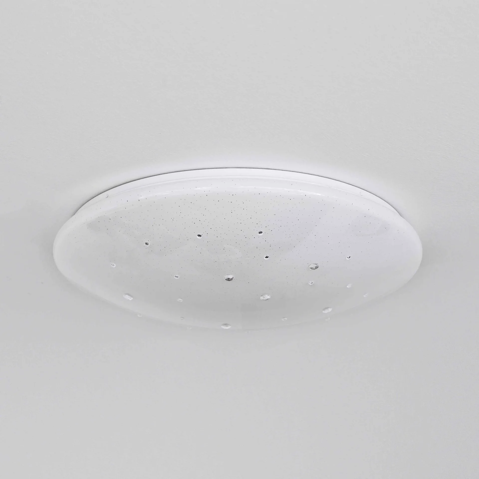 LED Glitzer- Decken-/Wandleuchte Shining Diamond 24W + Sleeptimer & Lichtfarbenwechsel Ø350 mm - 1