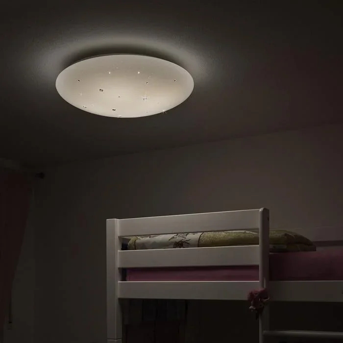 LED Glitzer- Decken-/Wandleuchte Shining Diamond 24W + Sleeptimer & Lichtfarbenwechsel Ø350 mm - 2