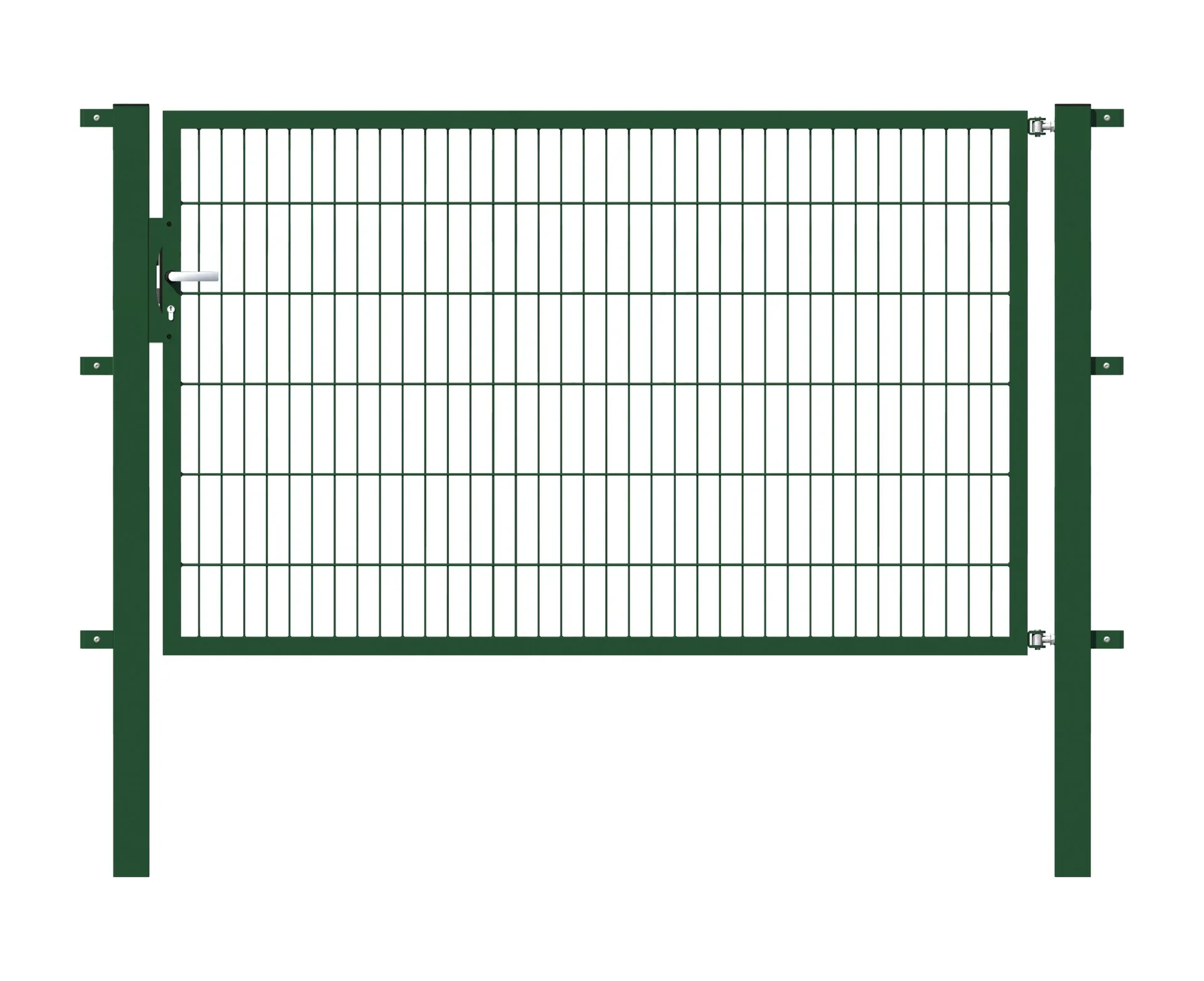 Einzeltor Flexo mit Zubehör, grün/ Breite 200 cm, Höhe 120 cm - 0