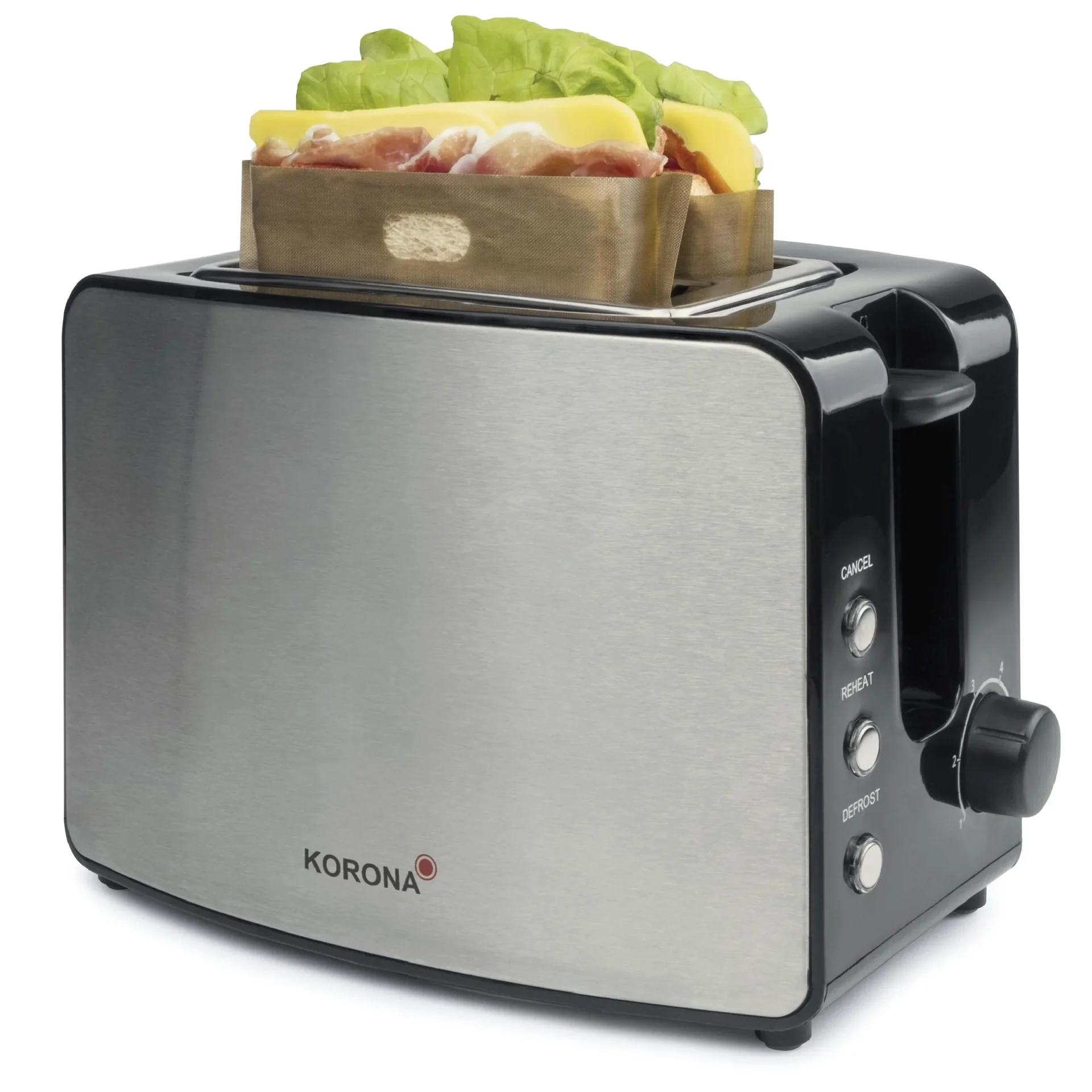 Toaster inklusive 2 Sandwich-Taschen - 5