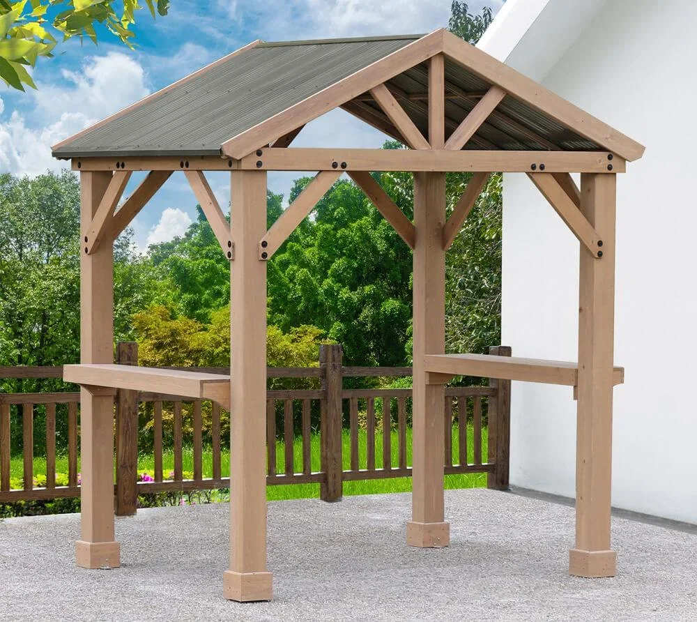 Holzpavillon BBQ Laval 6x7 - 2