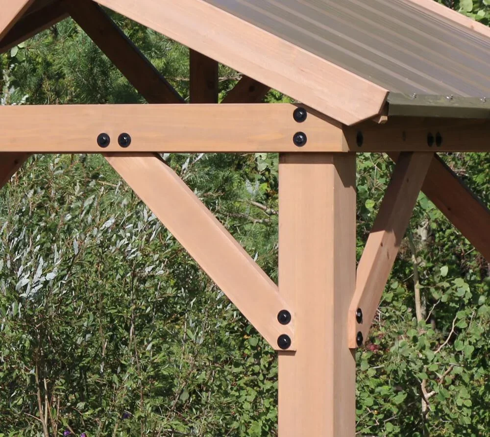 Holzpavillon BBQ Laval 6x7 - 3