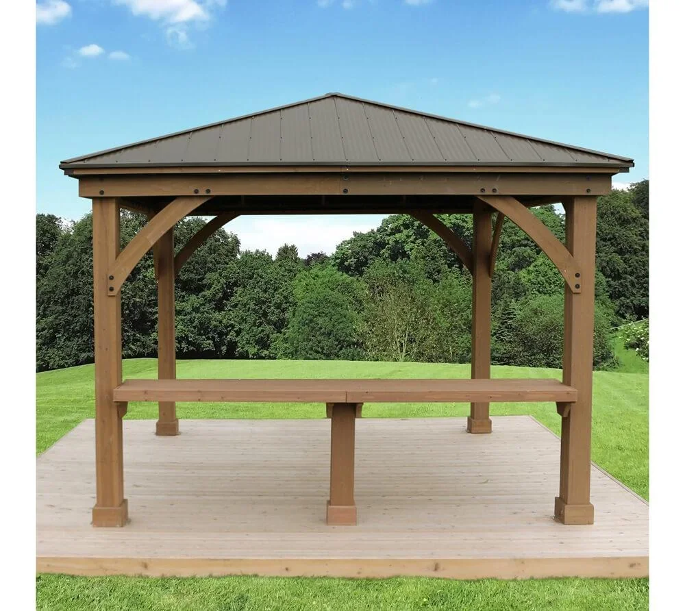 Holzpavillon BBQ Laval 6x7 - 4