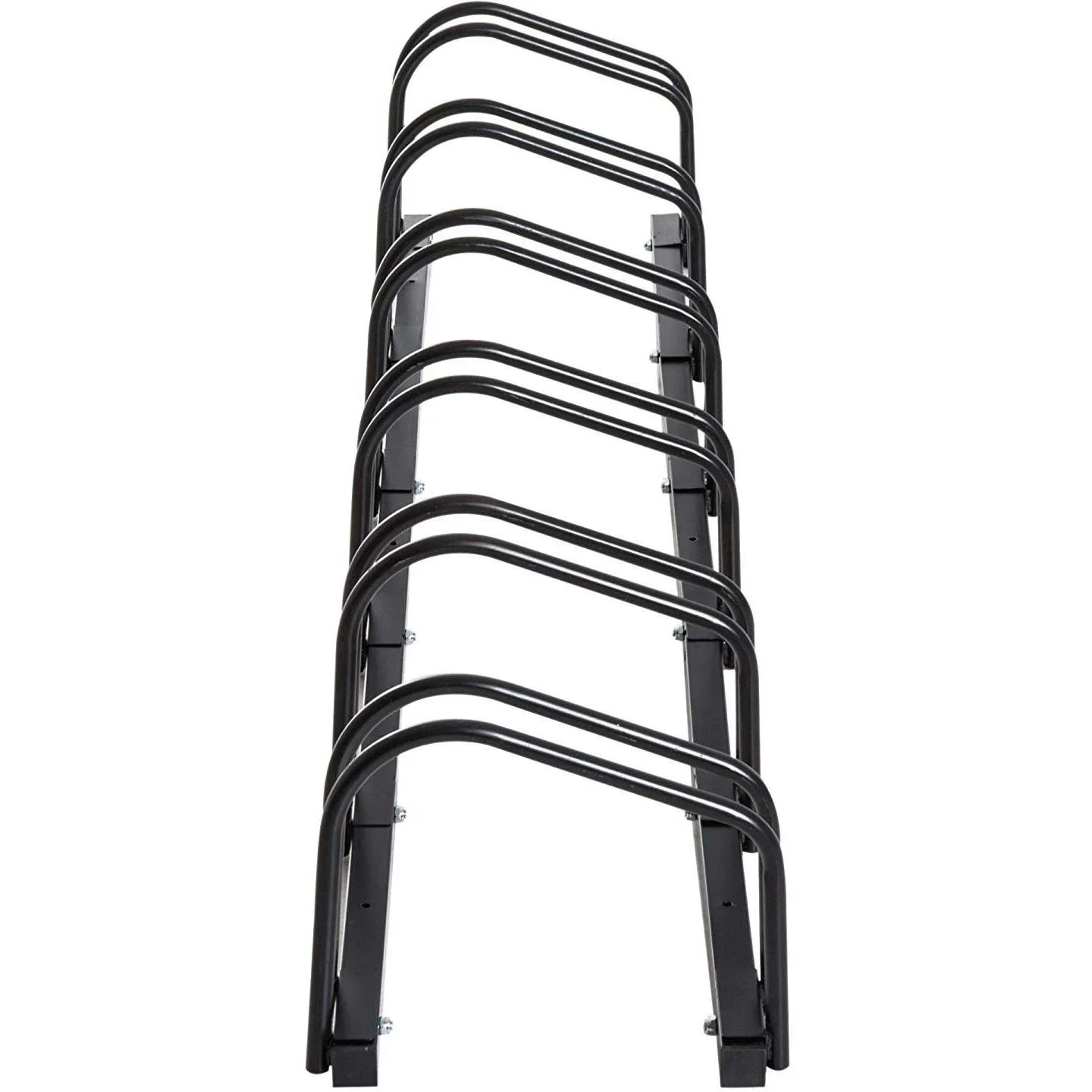 Fahrradständer Aufstellständer 6 Fahrräder Schwarz - 3