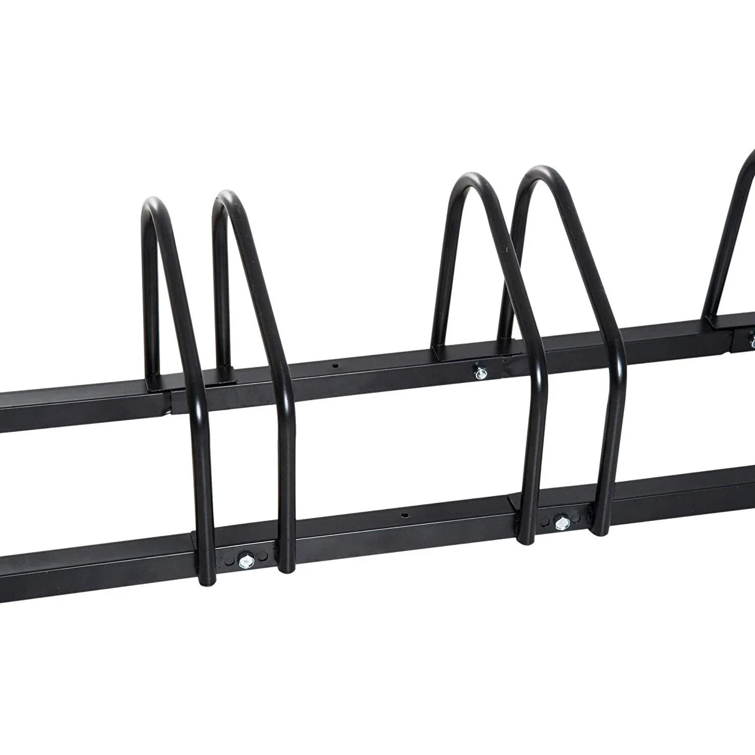 Fahrradständer Aufstellständer 6 Fahrräder Schwarz - 5