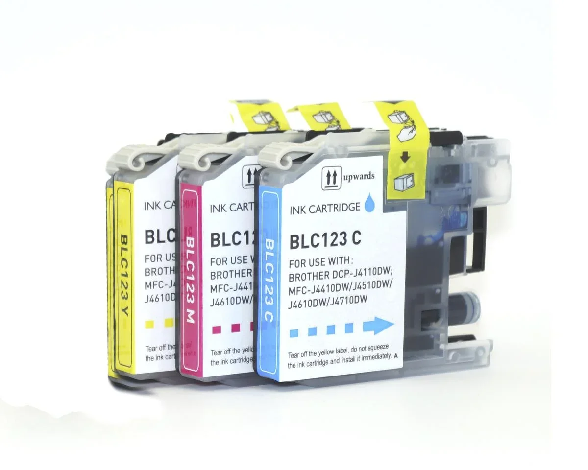 Druckerpatrone für Brother LC123 Multipack - 3er Pack Cyan, Magenta, Gelb - 0