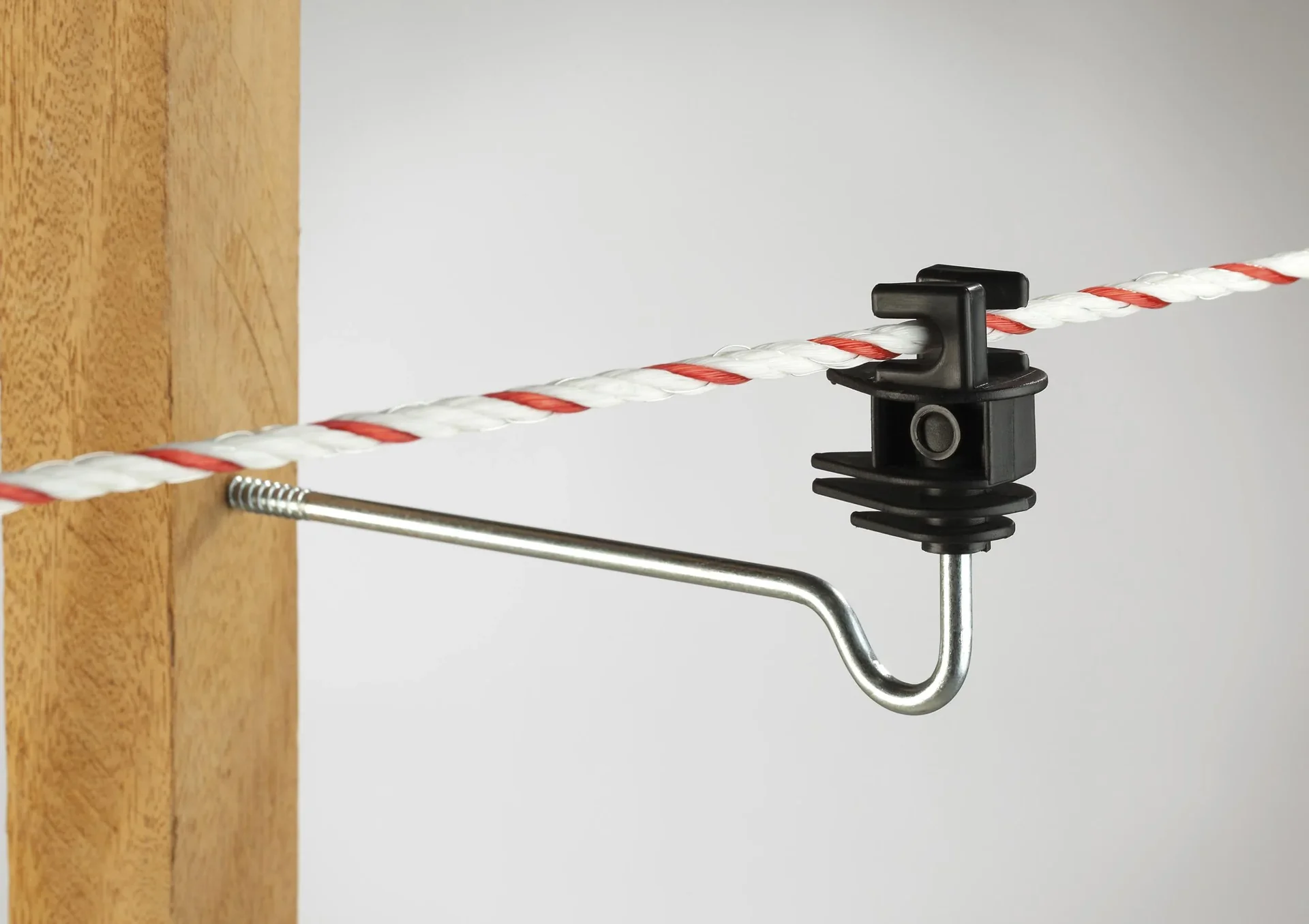 Langstiel Seilisolator mit 22 cm langer Stütze, 10 Stück im Beutel - 0