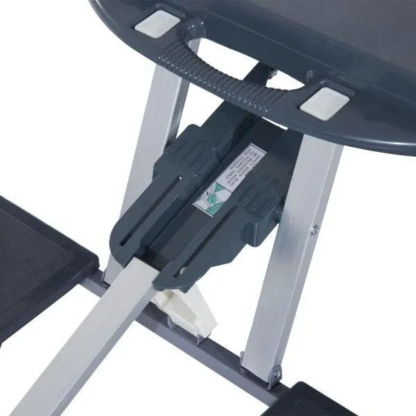 Campingtisch Alu Klappbar Schwarz 4 Personen - 4