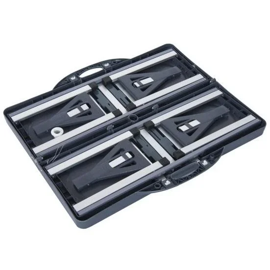 Campingtisch Alu Klappbar Schwarz 4 Personen - 5