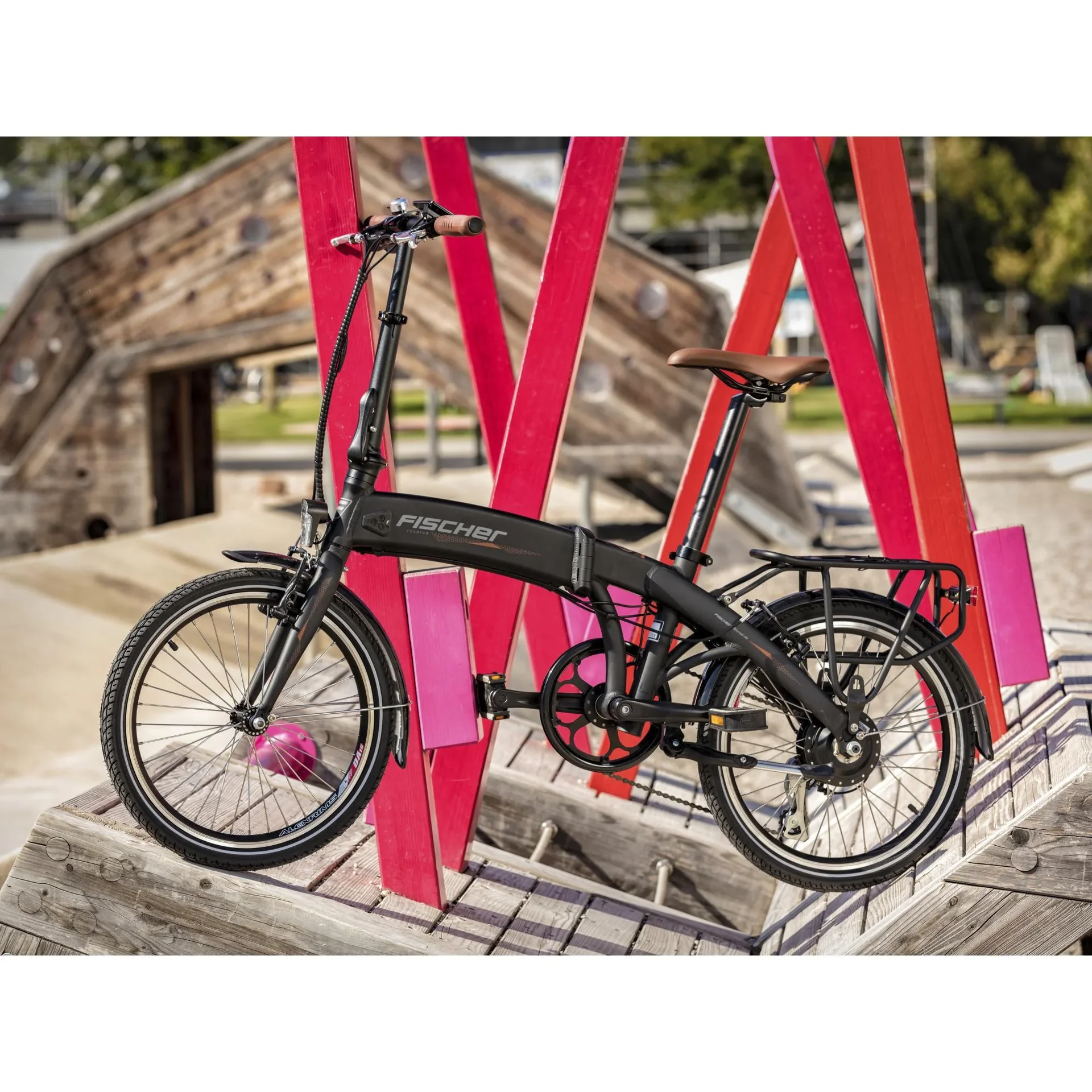 Unisex E-Bike Faltrad, 20 Zoll, Rahmengröße 30 cm, 7-Gang Kettenschaltung, schwarz matt, FR18 - 0