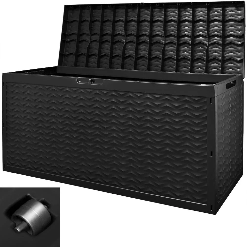 Aufbewahrungsbox Cargo Anthrazit 120x45x60cm mit Rädern - 5