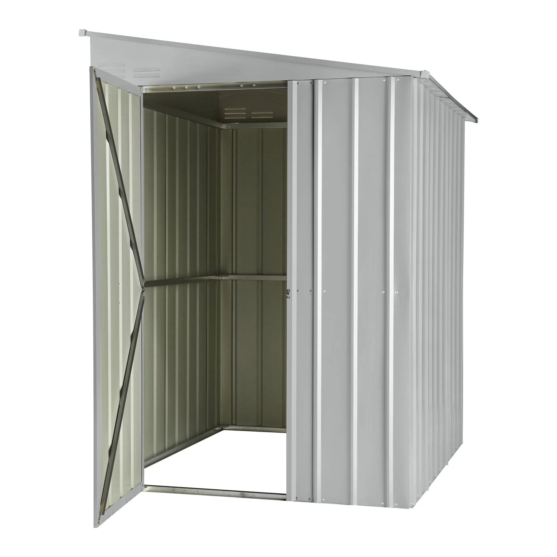 Gerätehaus Wand-Zierde Lean To 56, silber metallic - 8