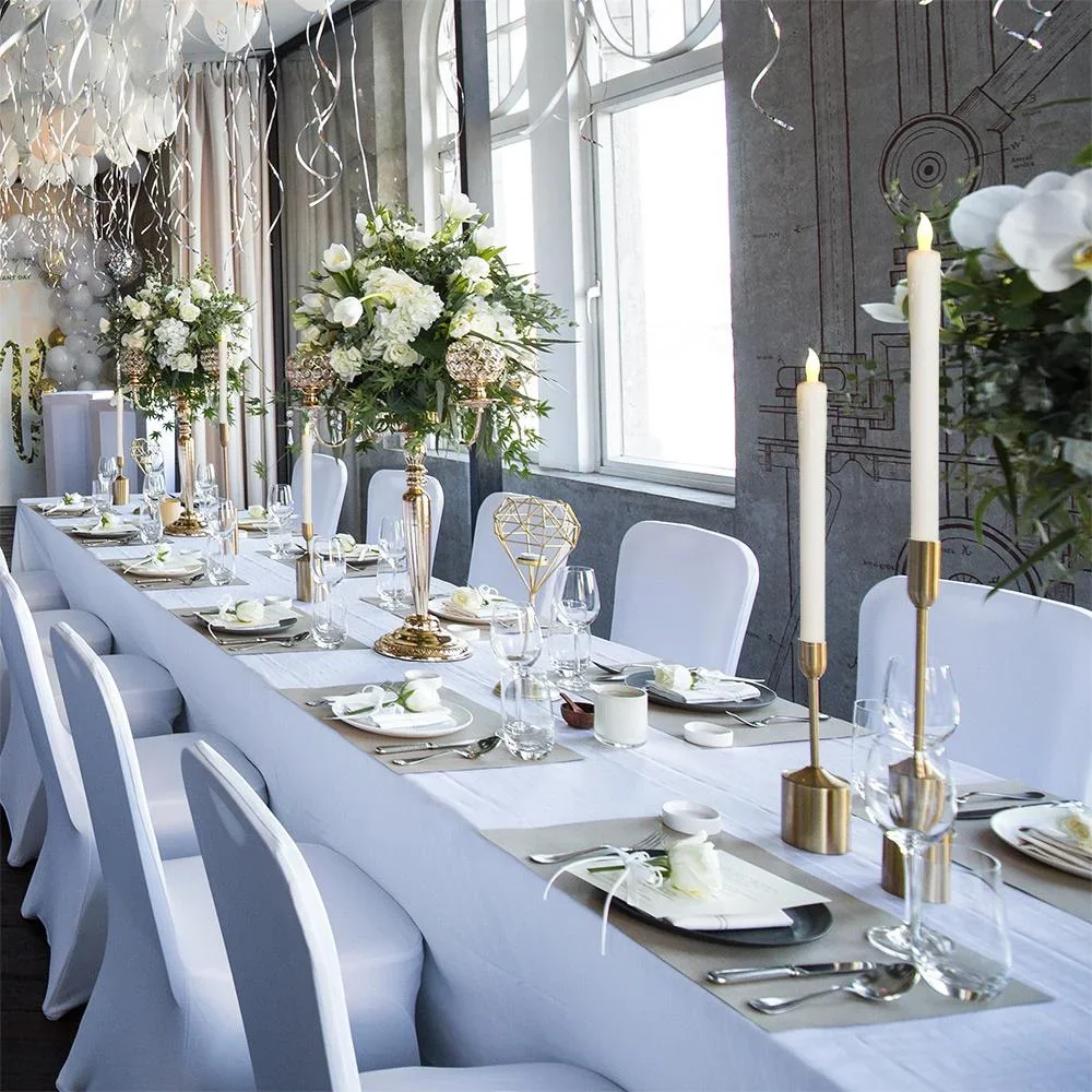 LED Stabkerze 4er Set Ø2,1cm inkl. Kerzenhalter - 6