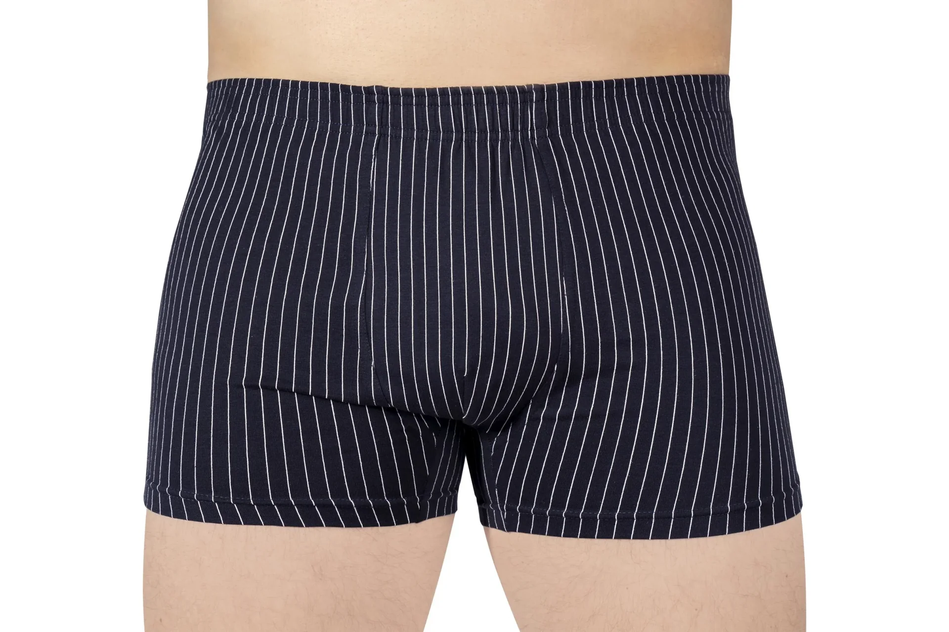 Boxershorts im Doppelpack, Farbe marine/marine gestreift, Gr.M - 3