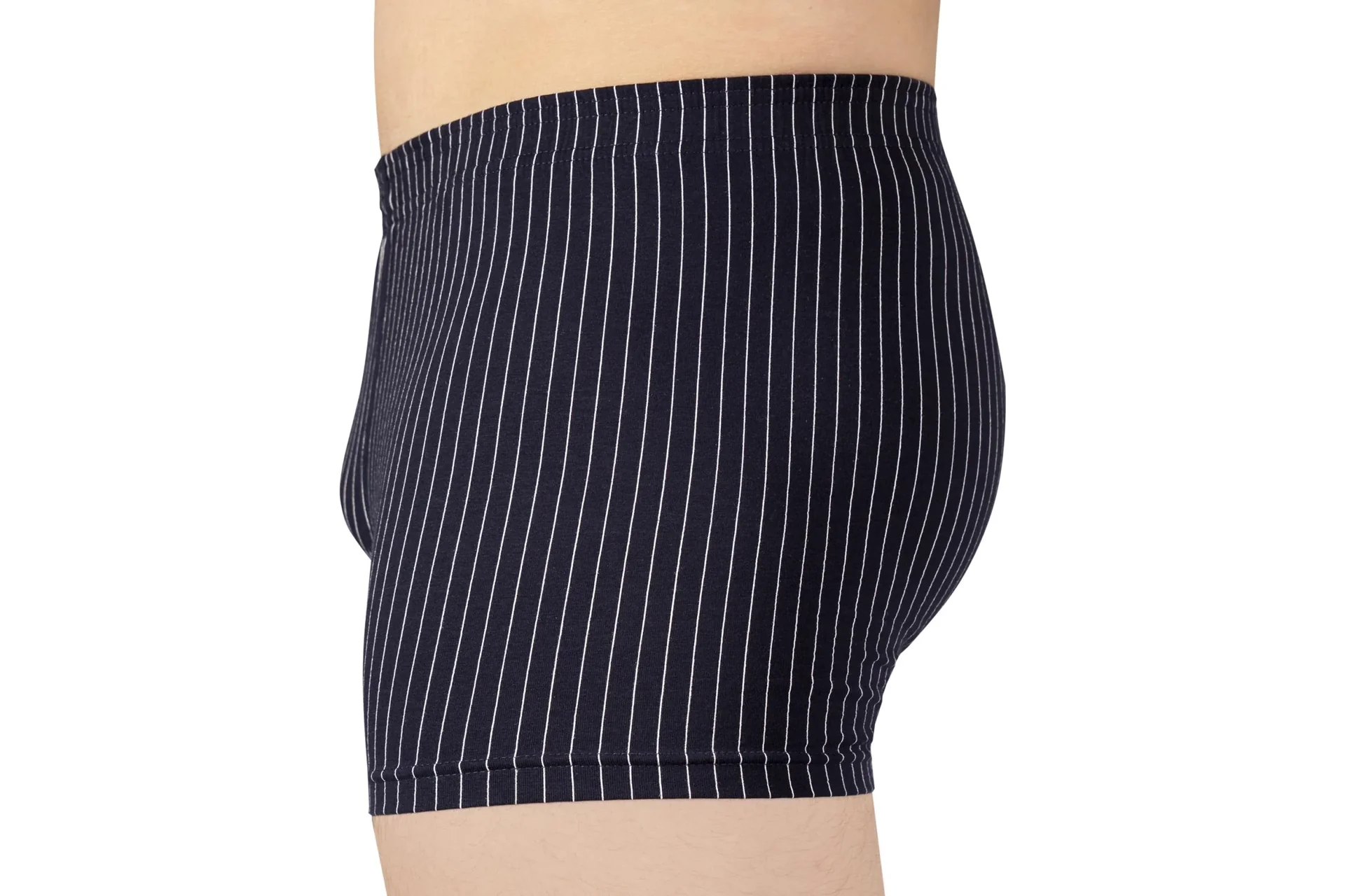 Boxershorts im Doppelpack, Farbe marine/marine gestreift, Gr.M - 4