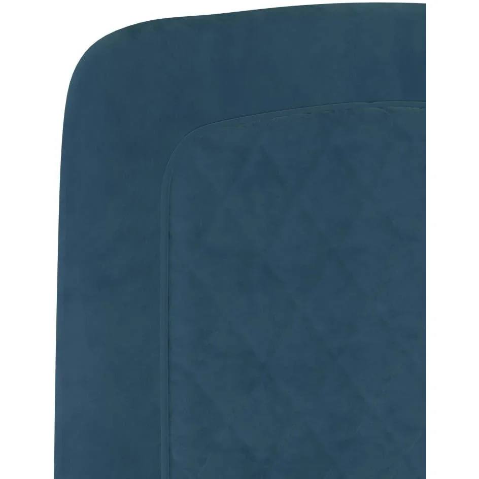 Esszimmerstühle 2 Stück blau Samt - 3