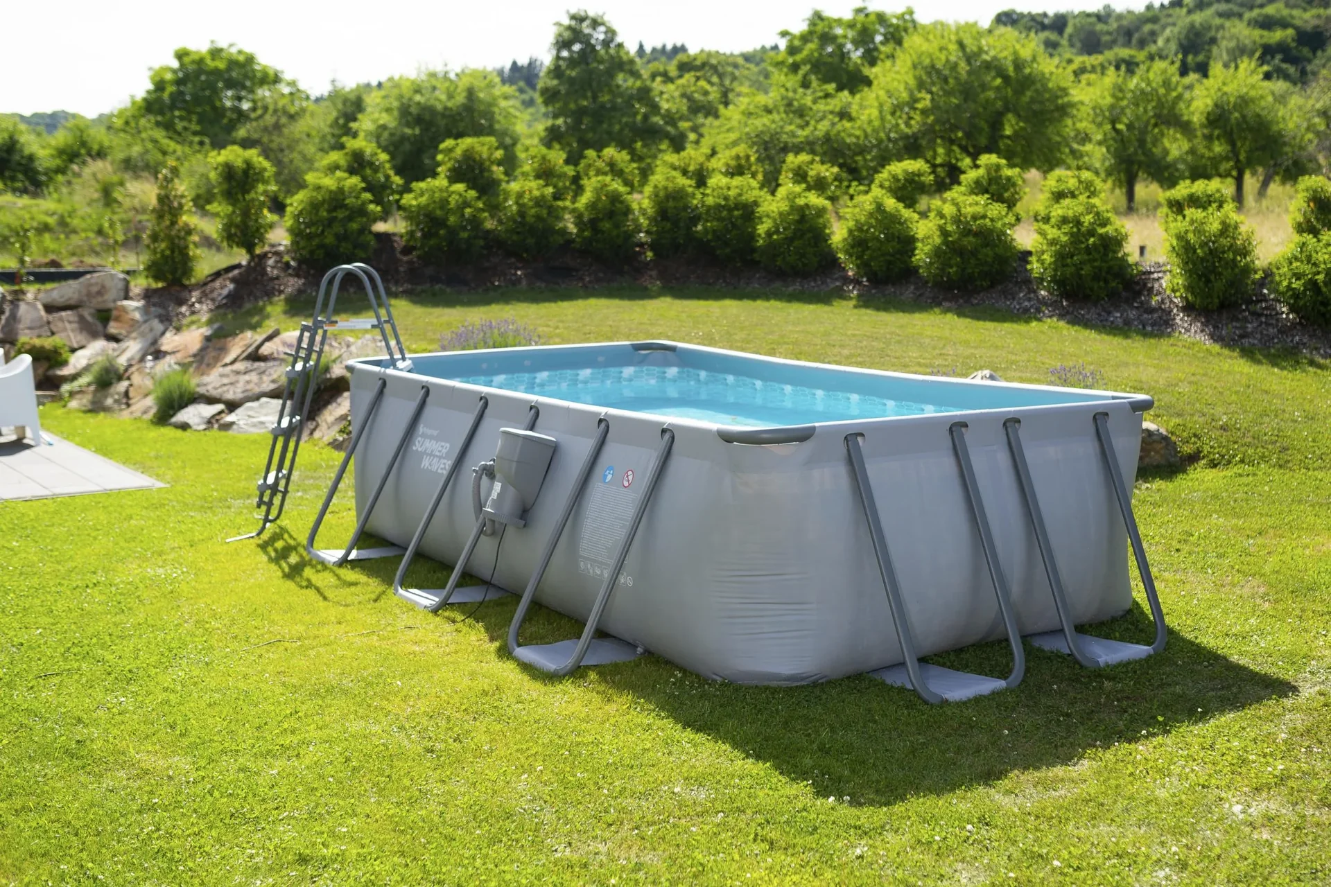 Elite Frame Pool 400 x 200 x 100 cm anthrazit - 2