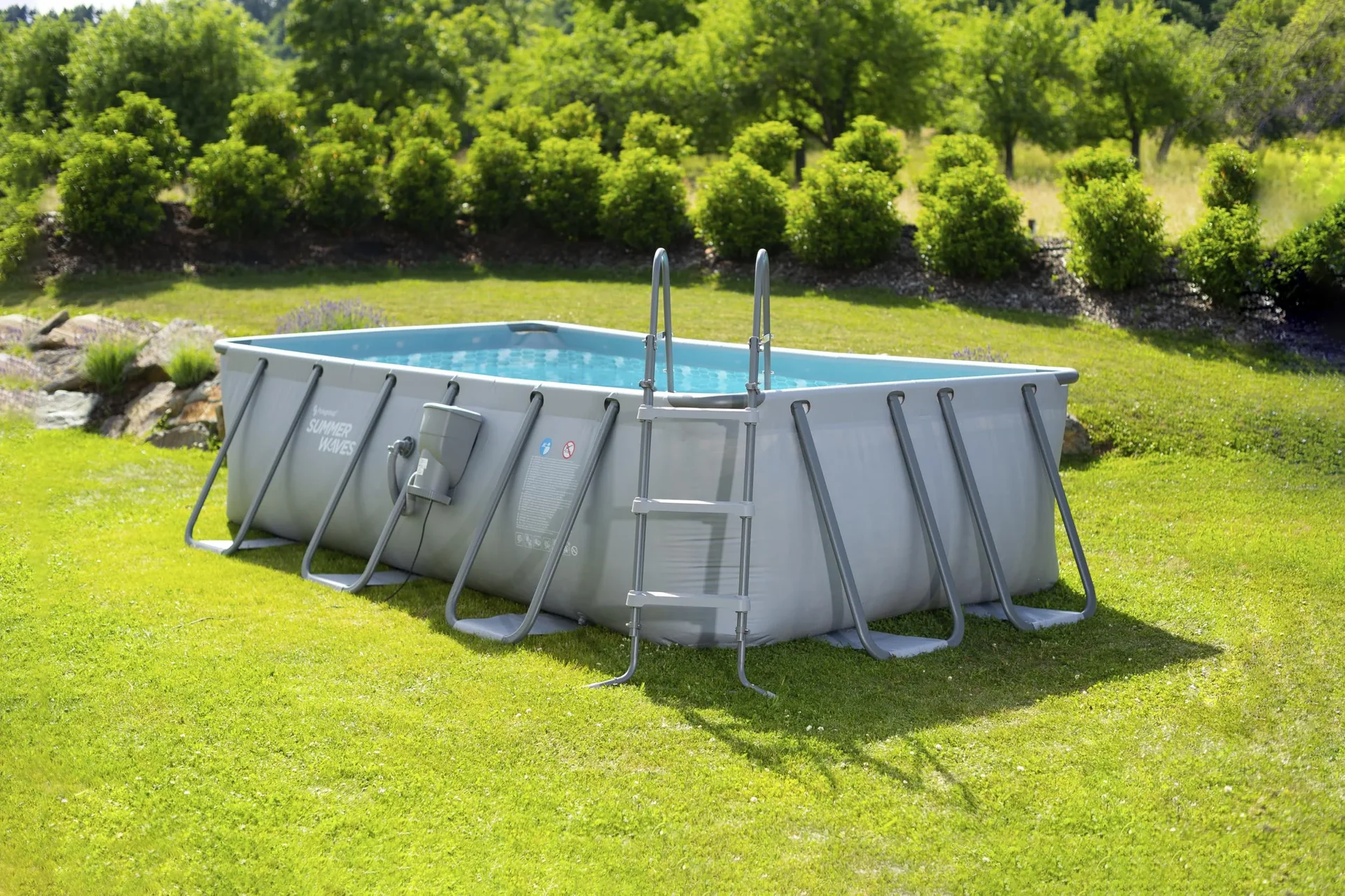 Elite Frame Pool 400 x 200 x 100 cm anthrazit - 6