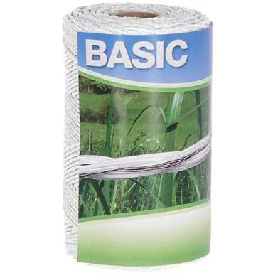 Basic Elektrozaun, Weiß, 250M, 3 x 0,16 Niro - 0