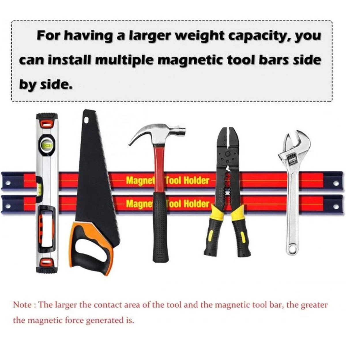 2x Magnetischer Werkzeughalter - 18" / 46 cm - 0