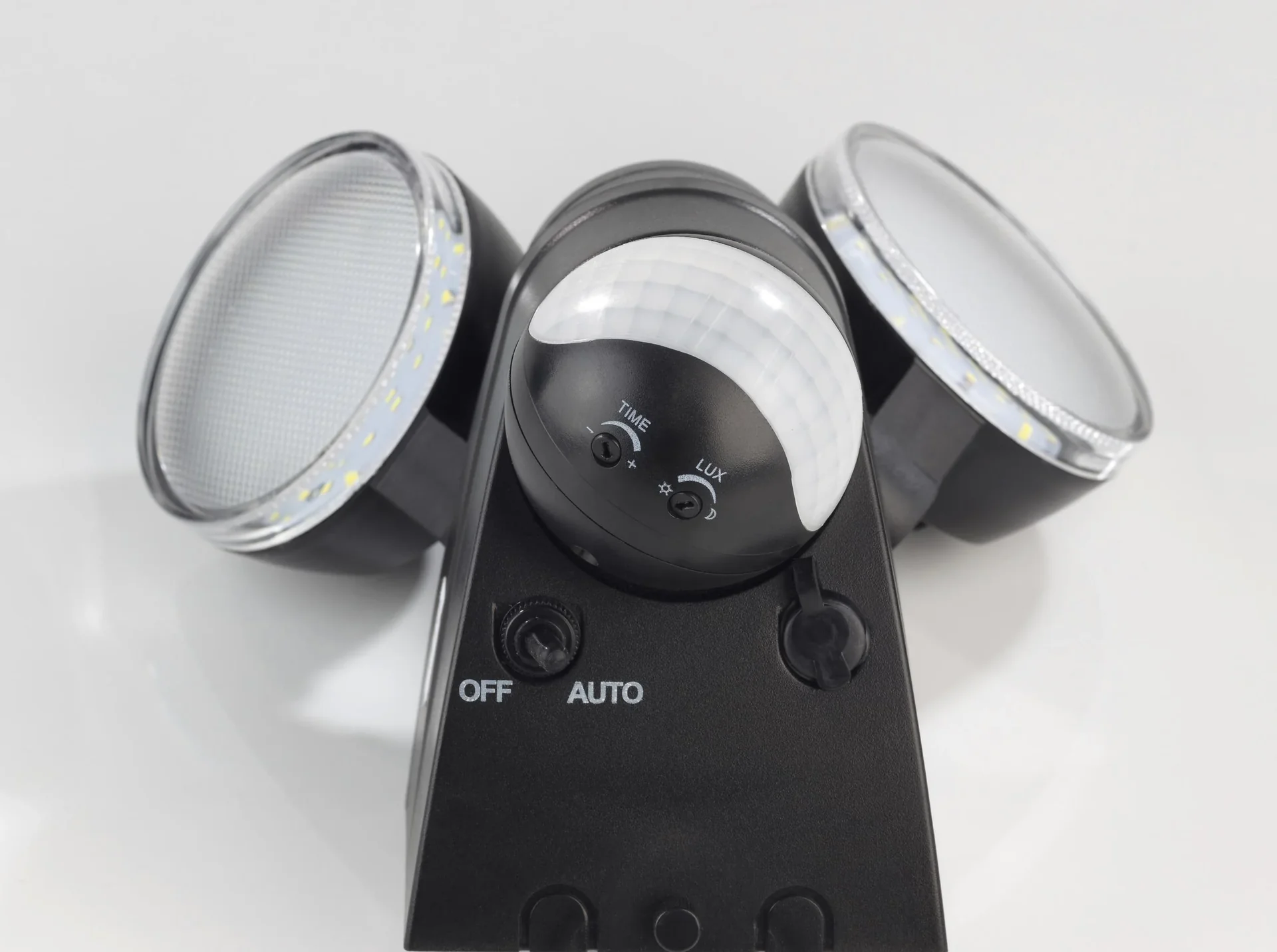 Duo Strahler mit Solarpanel und Bewegungsmelder - 0