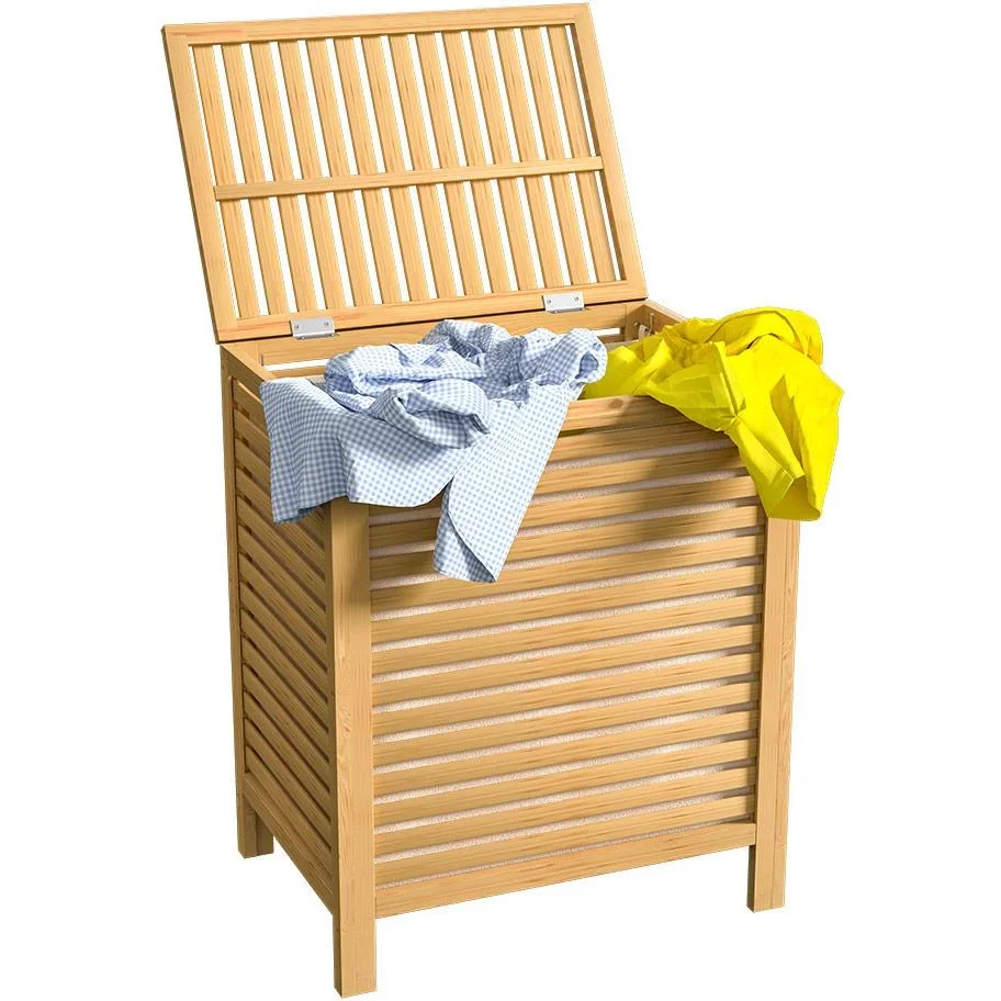 Wäschekorb aus Bambus 62l - 2