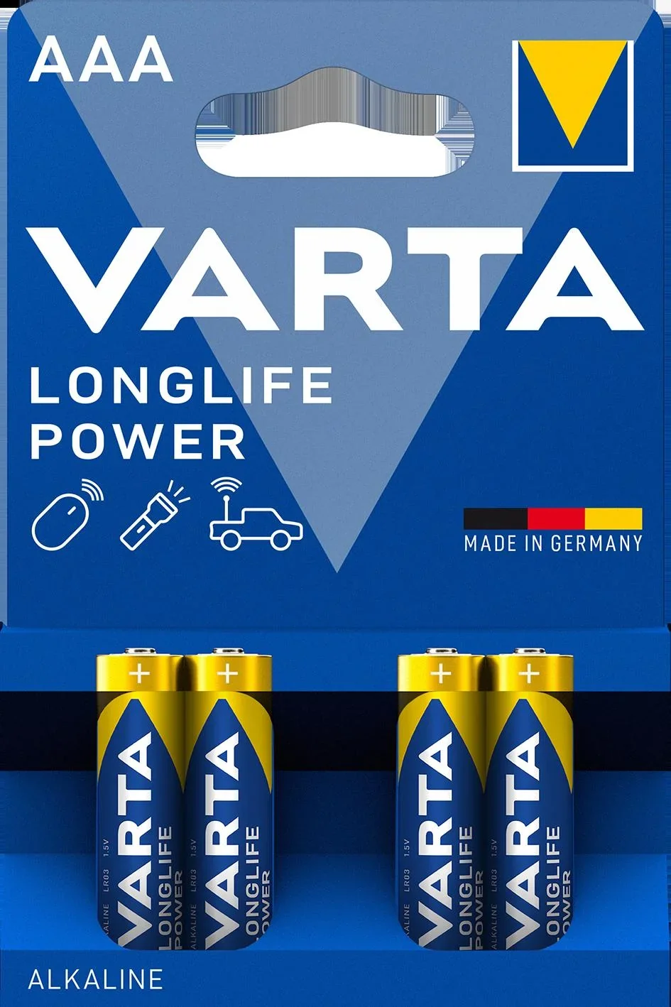 LONGLIFE Power Micro (AAA) Alkaline Batterie - 4 Stück - 1