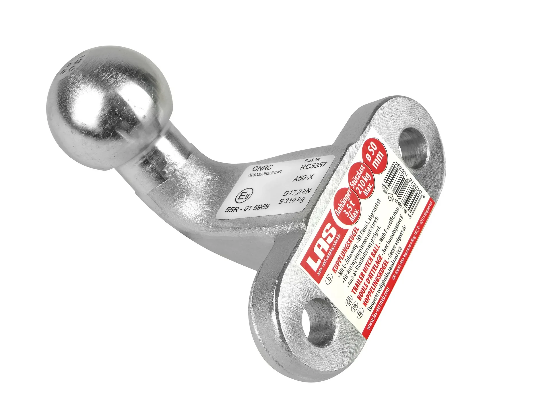 Kupplungskugel bis 3500 kg - 1