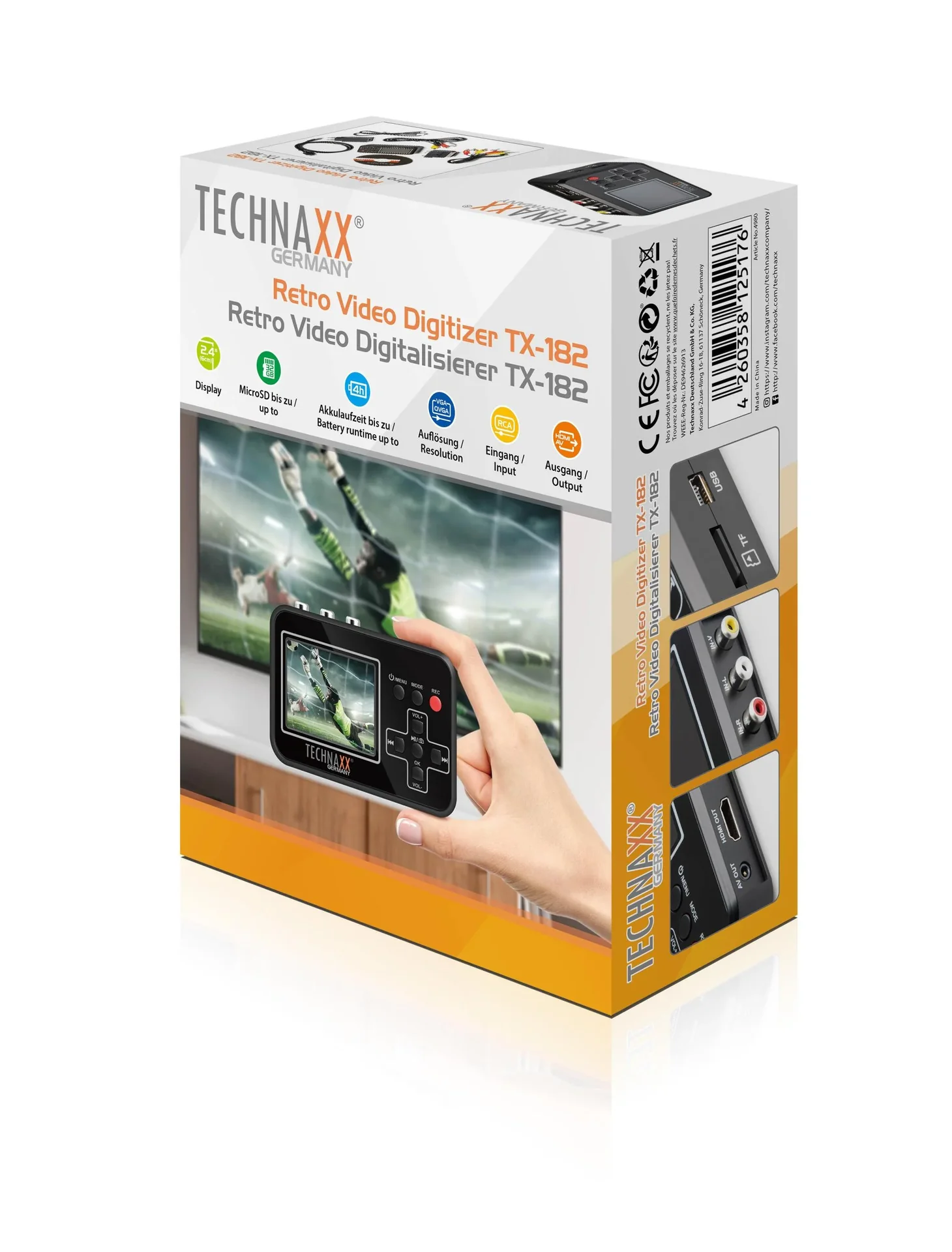 Video Digitalisierer mit Display und Akku - 4
