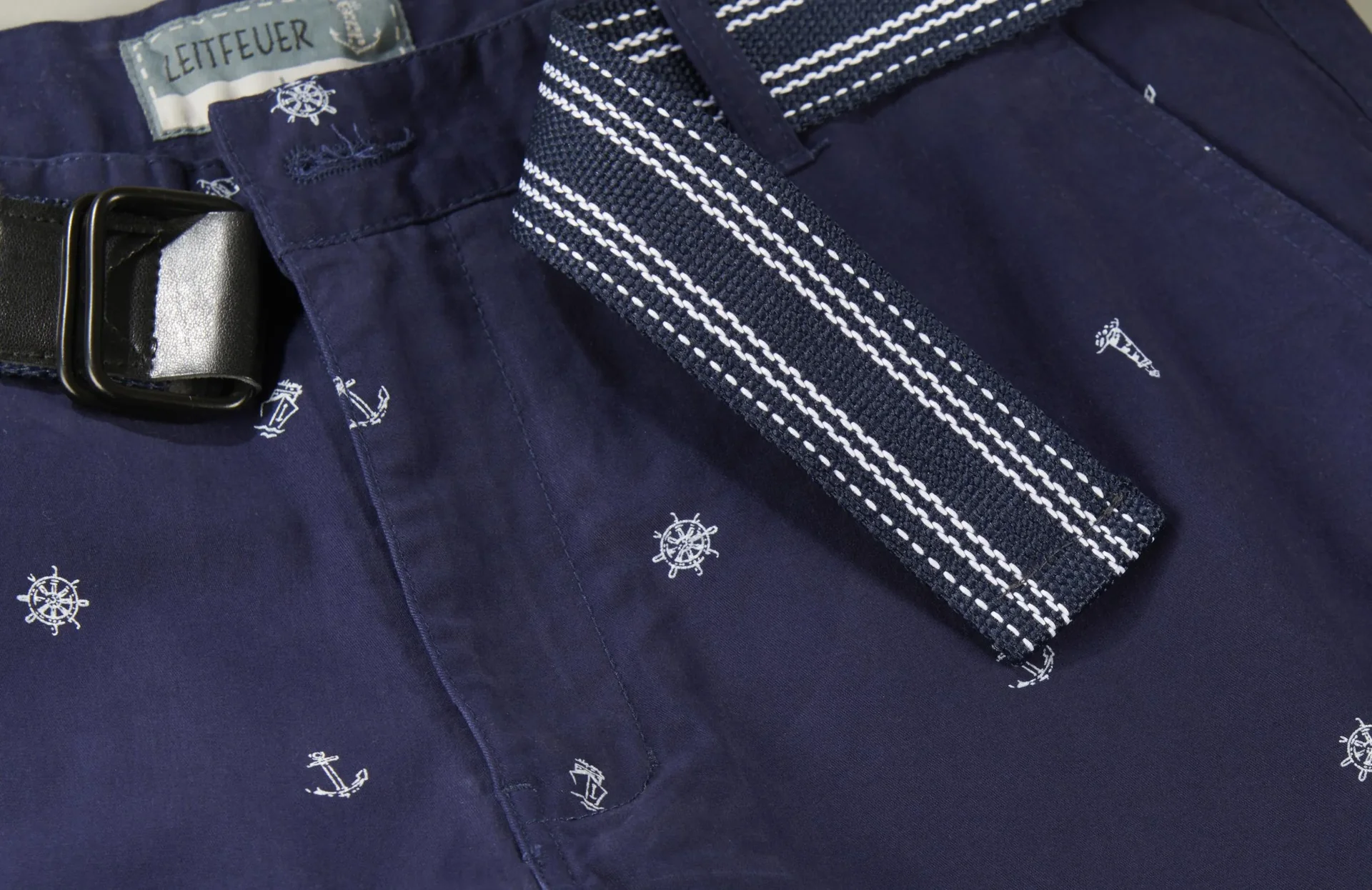 Bermudashhorts mit maritimen Druck, Farbe marine, Gr.M - 5