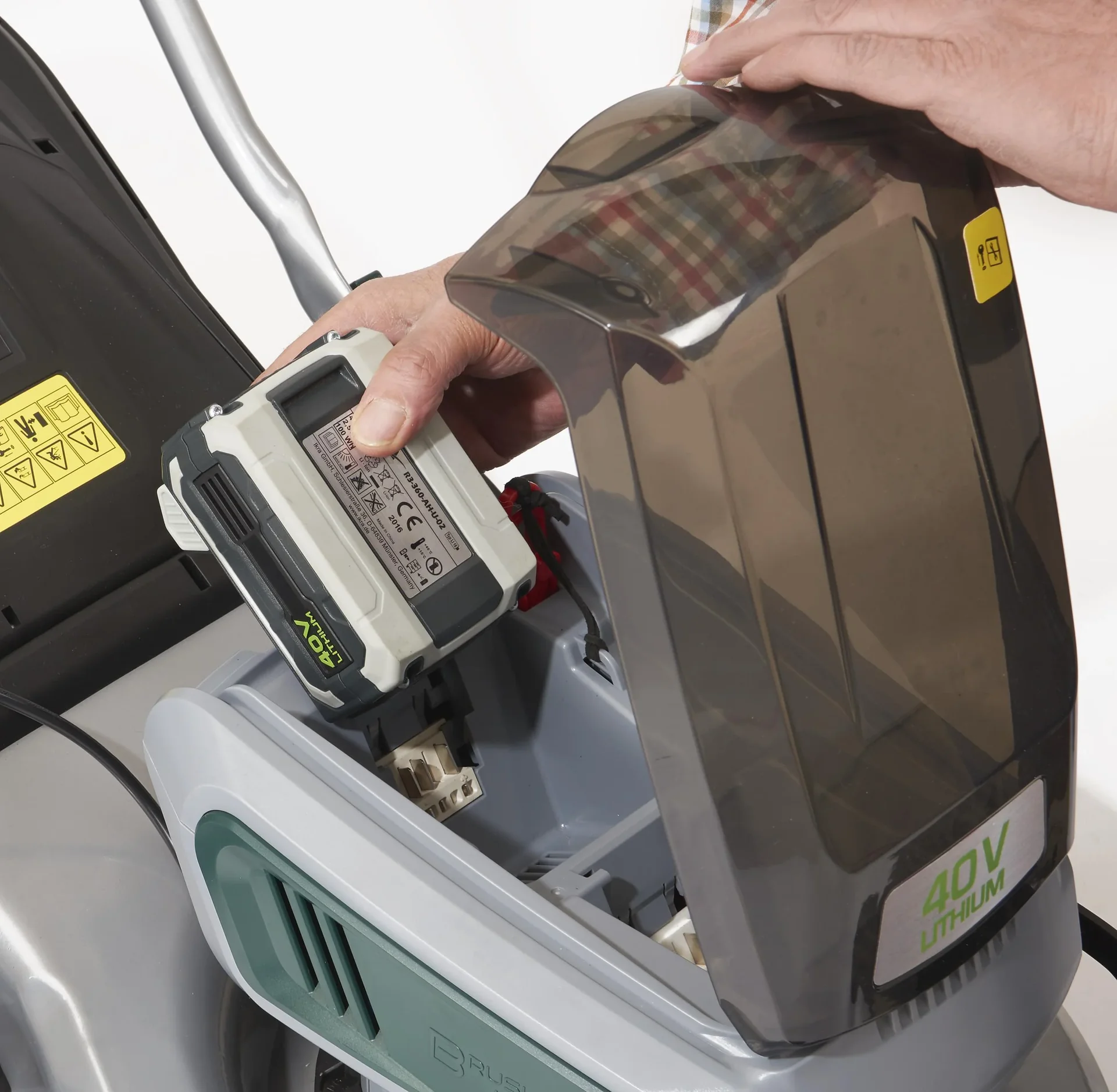 Akku Rasenmäher GM ARM 4038 Schnittbreite 38 cm - inklusive Akku und Ladegerät - 2