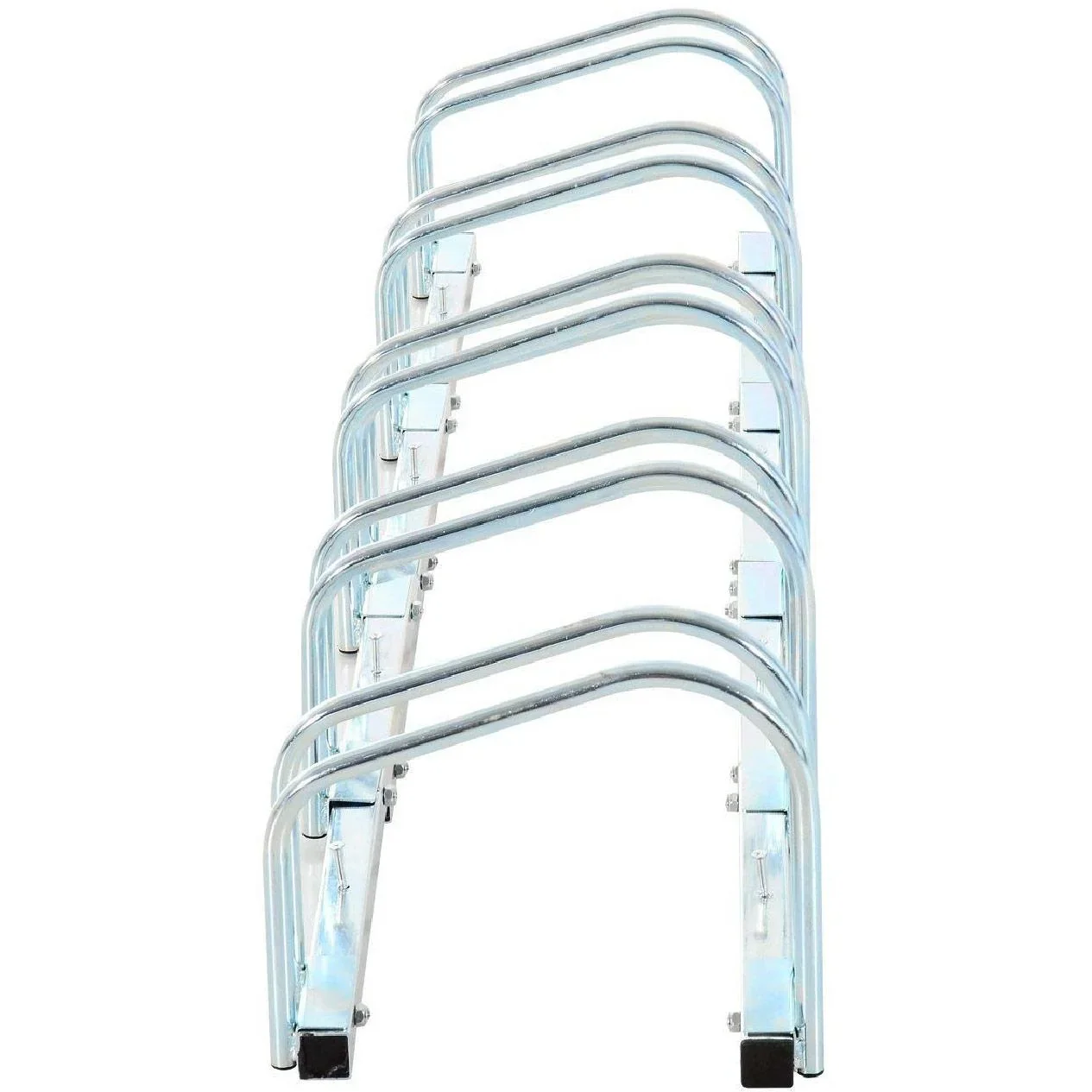 5er Fahrradständer Radständer Aufstellständer Stahl verzinkt 130 x 33 x 27cm - 2